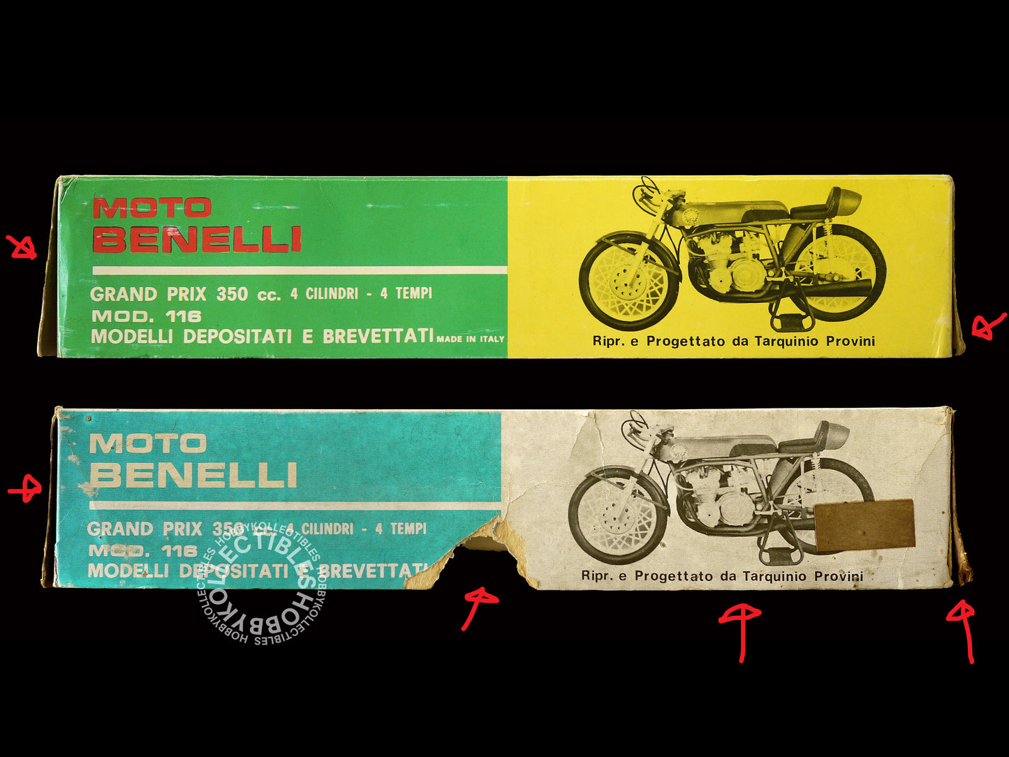 (SOLD) Protar 1/9 Moto Benelli 350cc Motorcycle Plastic Model Kit Mod.116