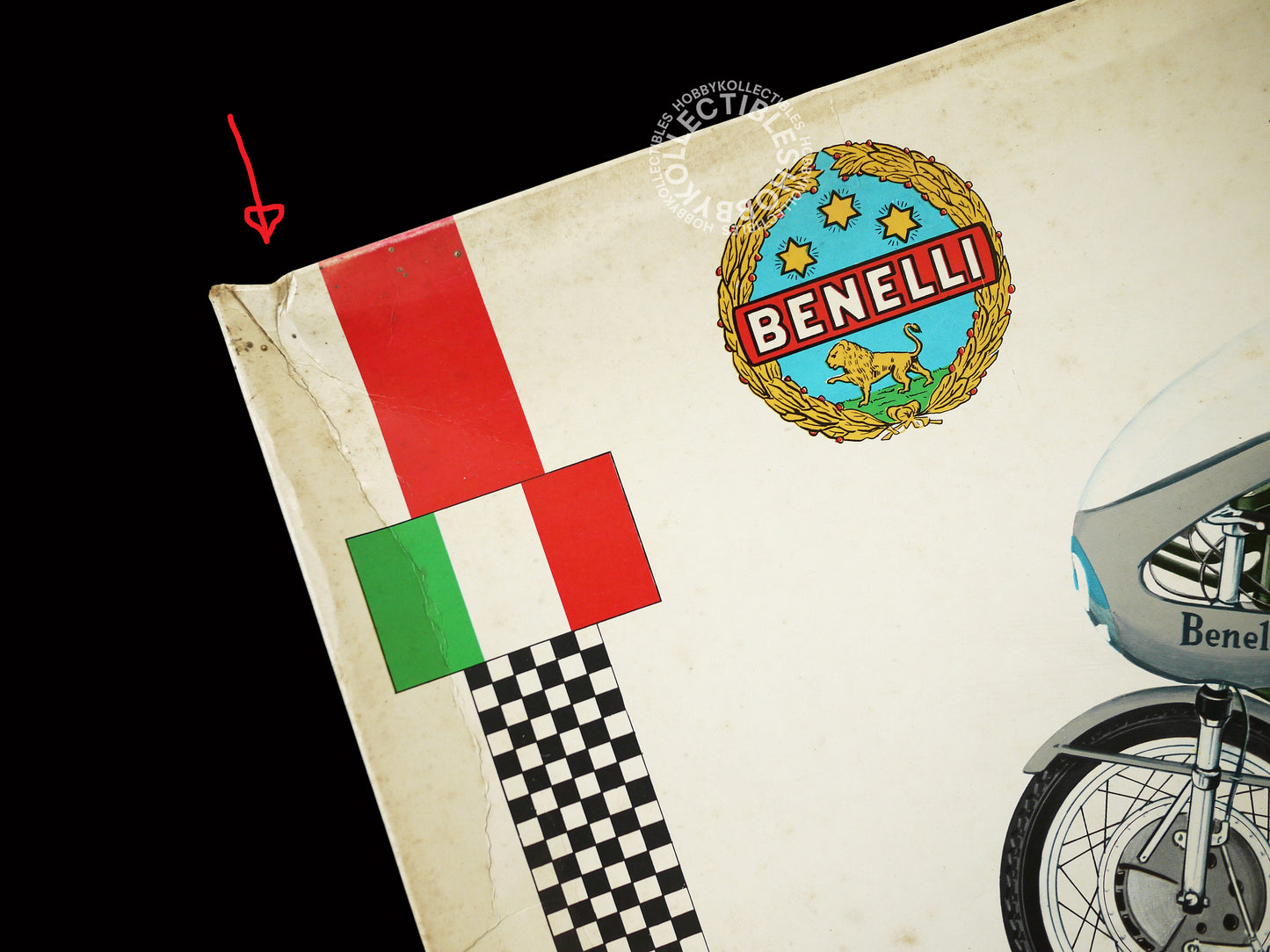 (SOLD) Protar 1/9 Moto Benelli 350cc Motorcycle Plastic Model Kit Mod.116