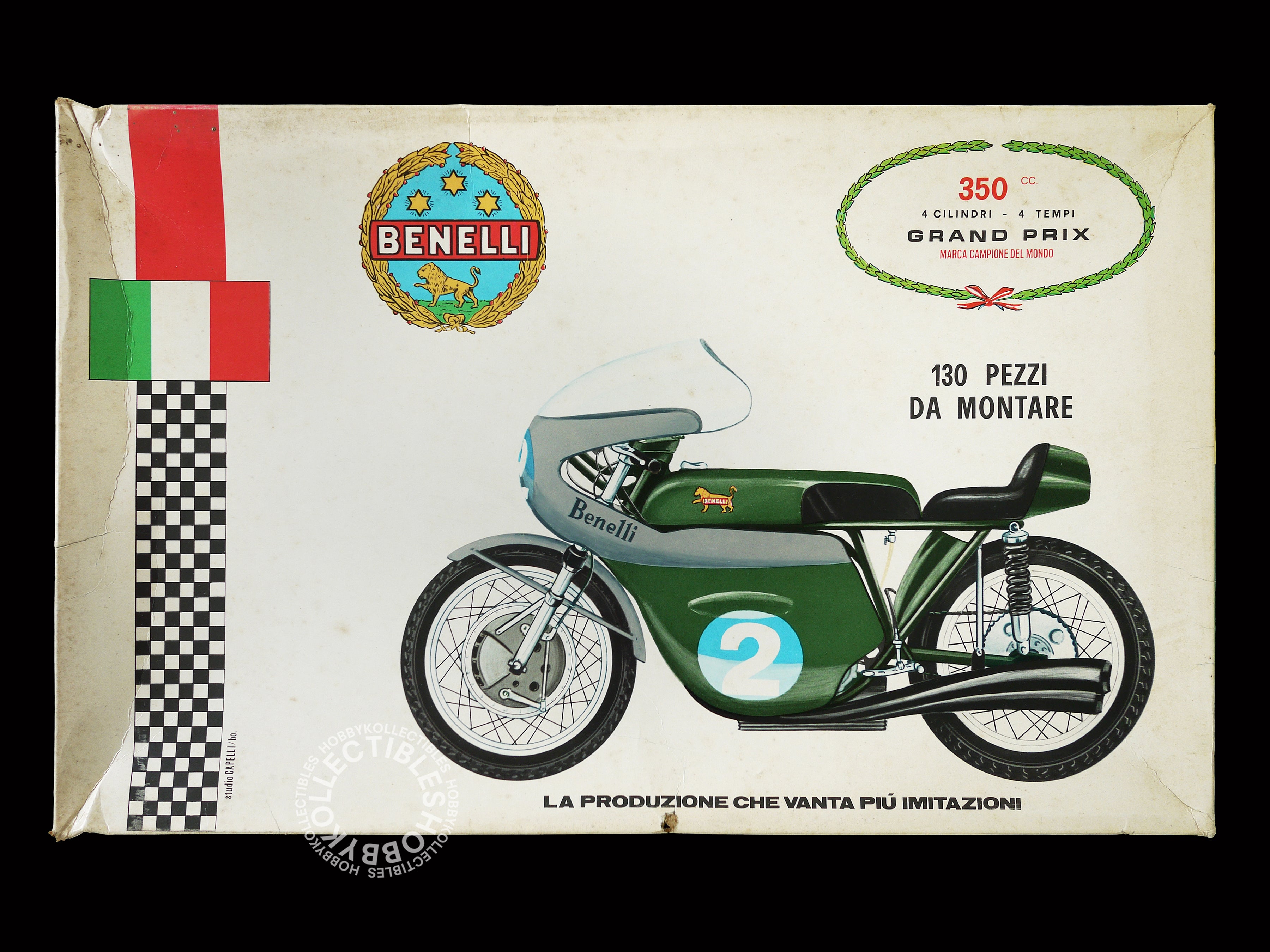 SOLD) Protar 1/9 Moto Benelli 350cc Motorcycle Plastic Model Kit