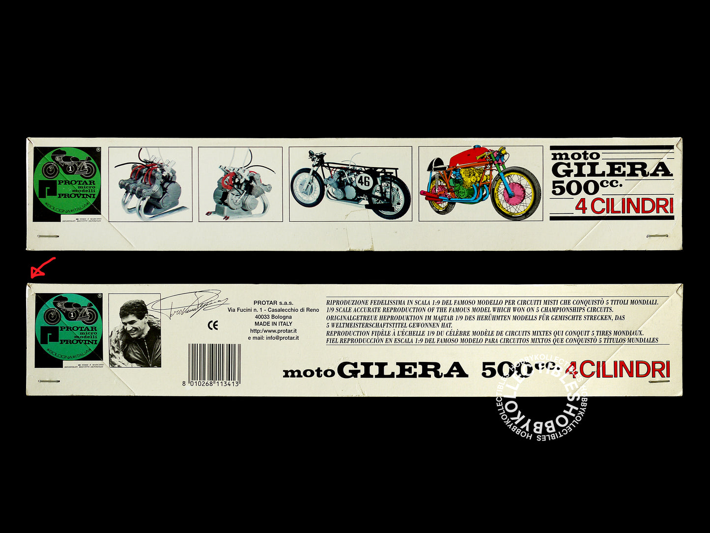 Protar 1/9 Gilera 500cc Motorcycle Limited Edition 11341 Model Kit