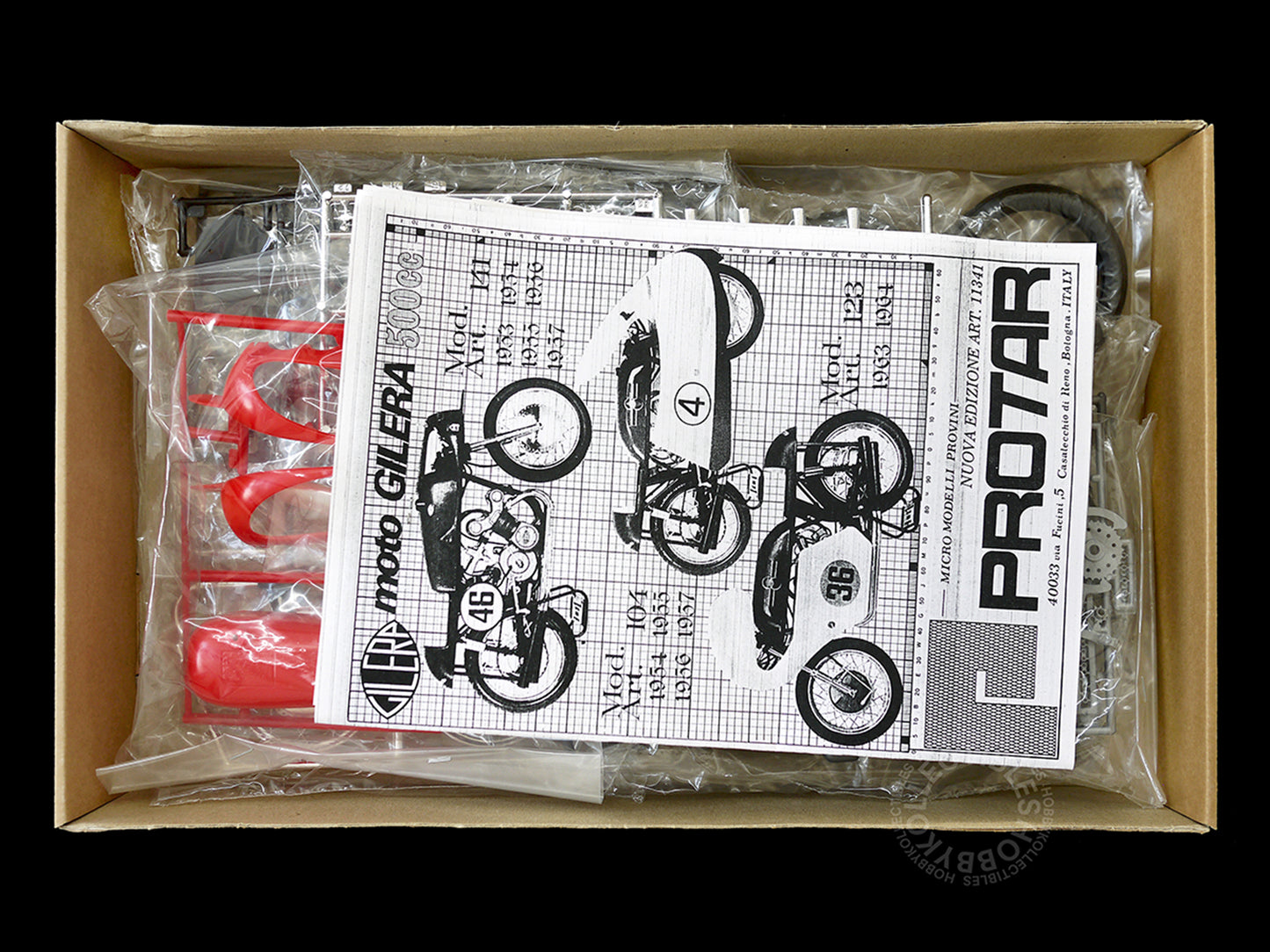 Protar 1/9 Gilera 500cc Motorcycle Limited Edition 11341 Model Kit(Restock)