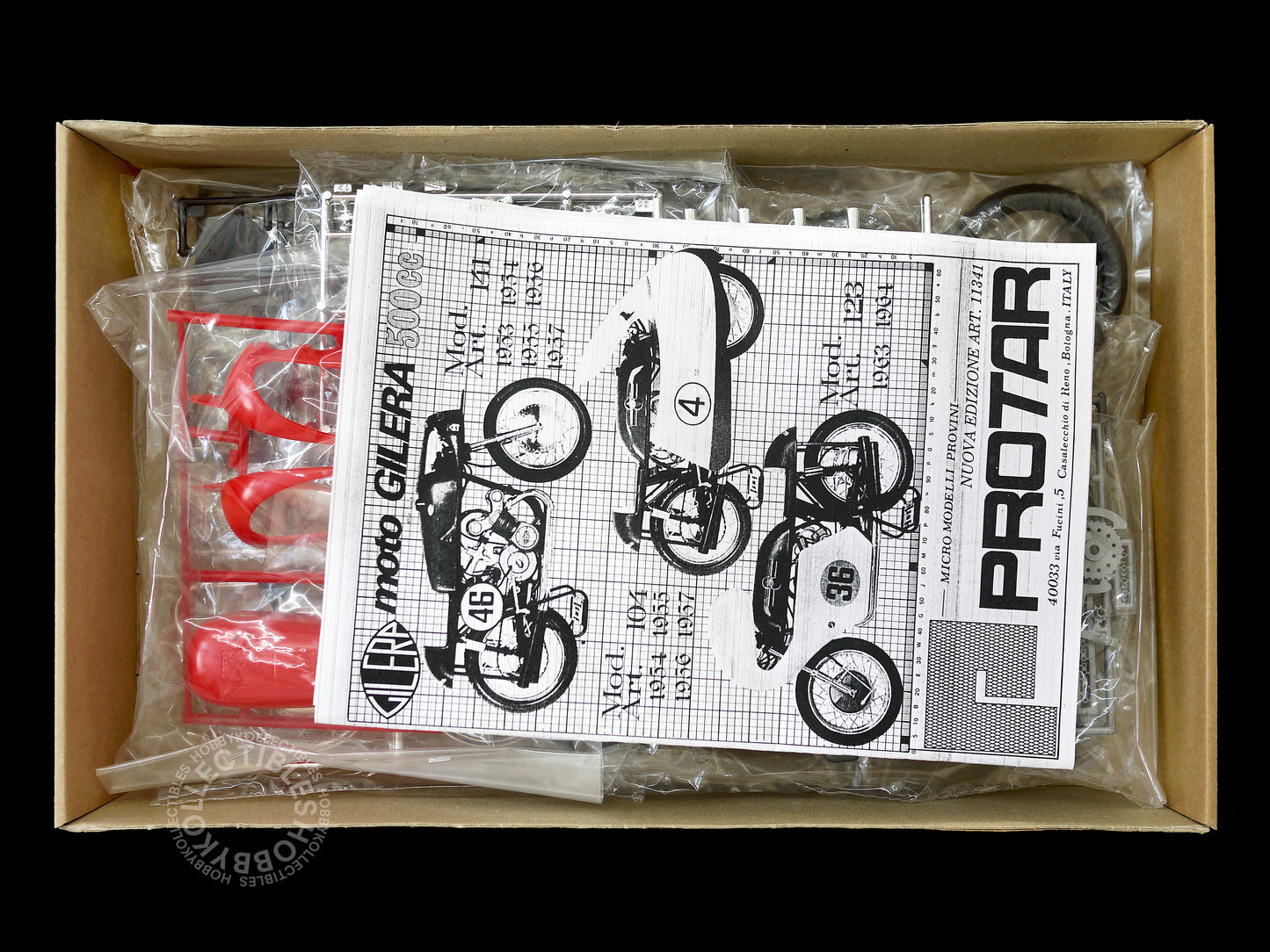 Protar 1/9 Gilera 500cc Motorcycle Limited Edition 11341 Model Kit(Restock)