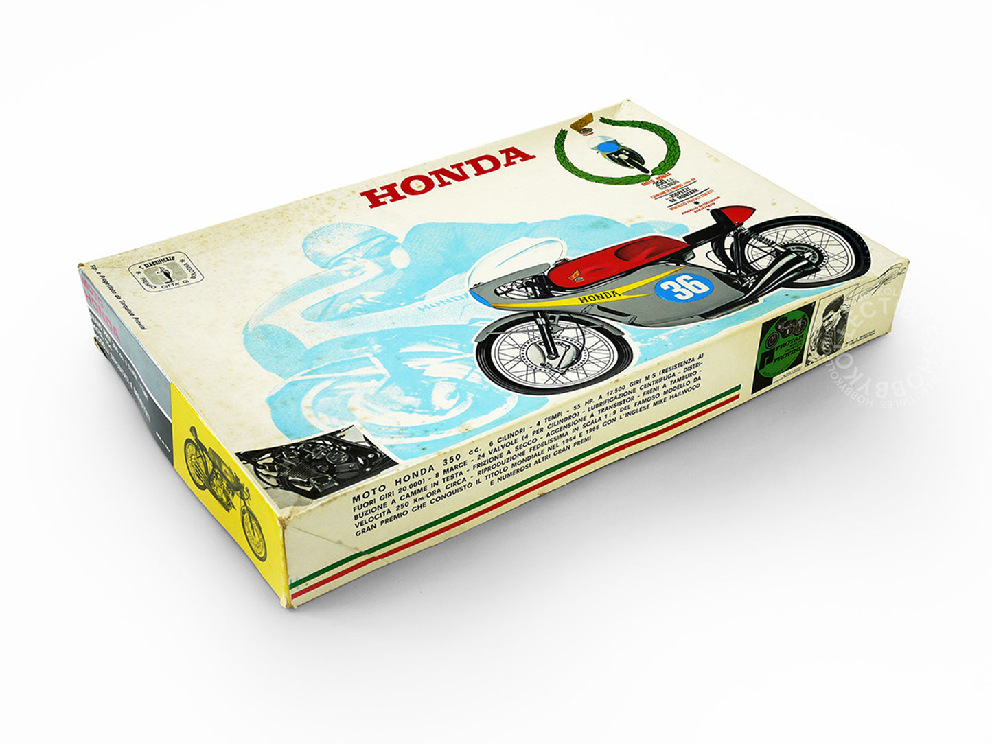 Protar Vintage 1/9 Moto Honda 350cc Motorcycle Mod.114 Model Kit