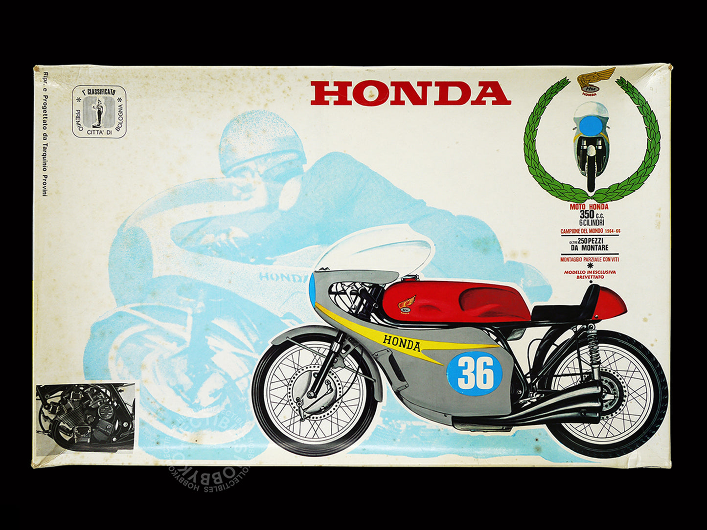 Protar Vintage 1/9 Moto Honda 350cc Motorcycle Mod.114 Model Kit