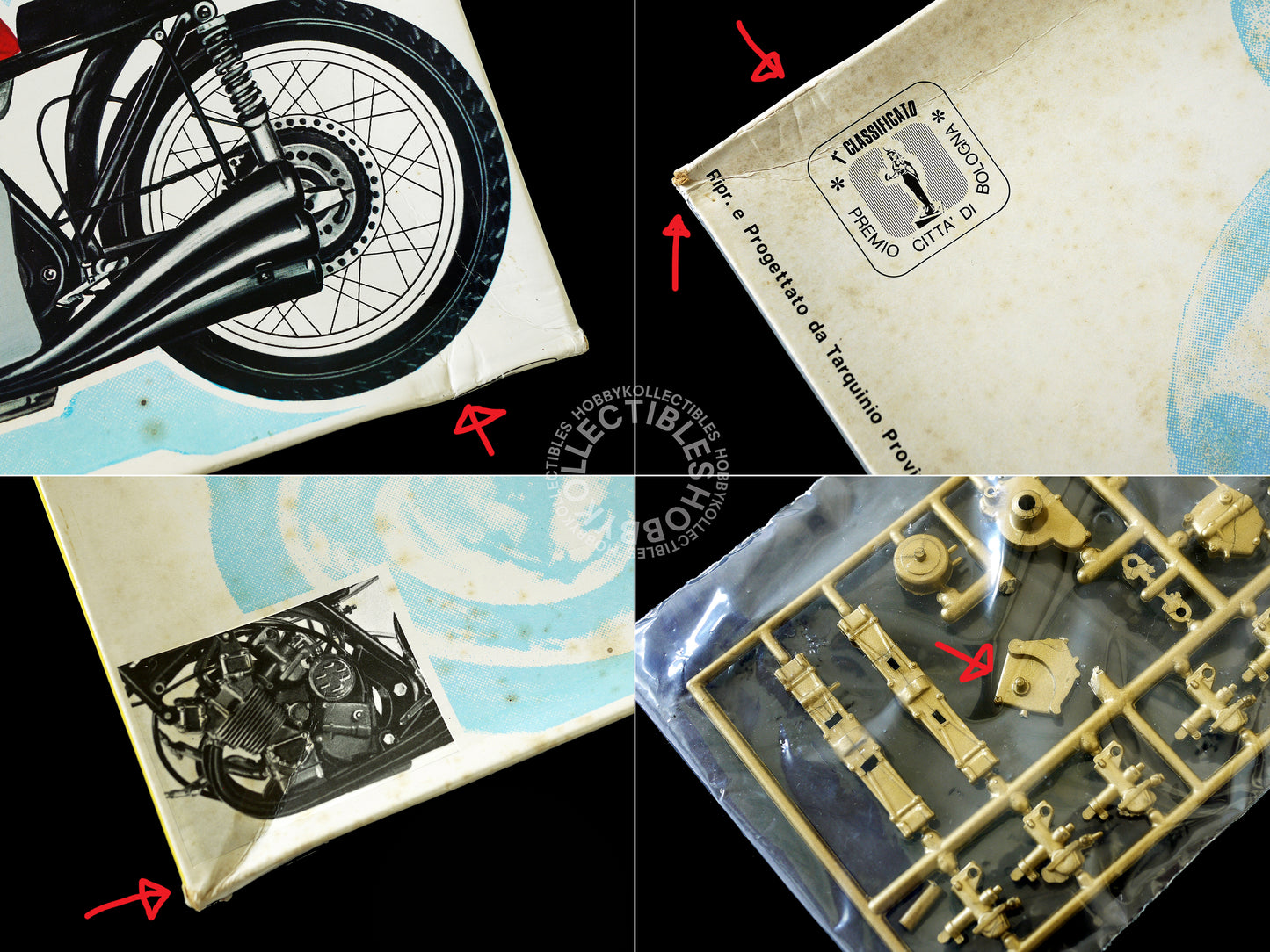 Protar Vintage 1/9 Moto Honda 350cc Motorcycle Mod.114 Model Kit