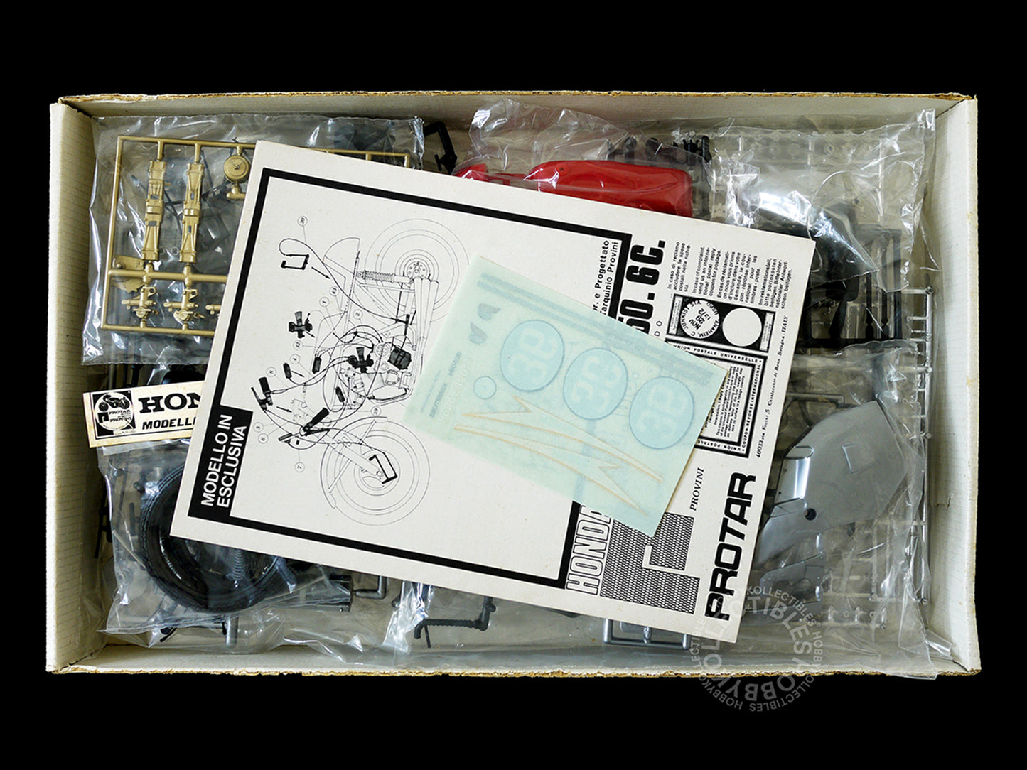 Protar Vintage 1/9 Moto Honda 350cc Motorcycle Mod.114 Model Kit