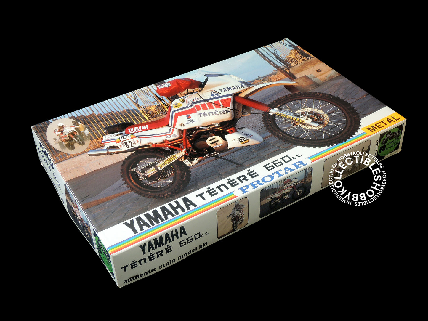 Protar Vintage 1/9 Yamaha Ténéré Motorcycle Metal Frame Model Kit