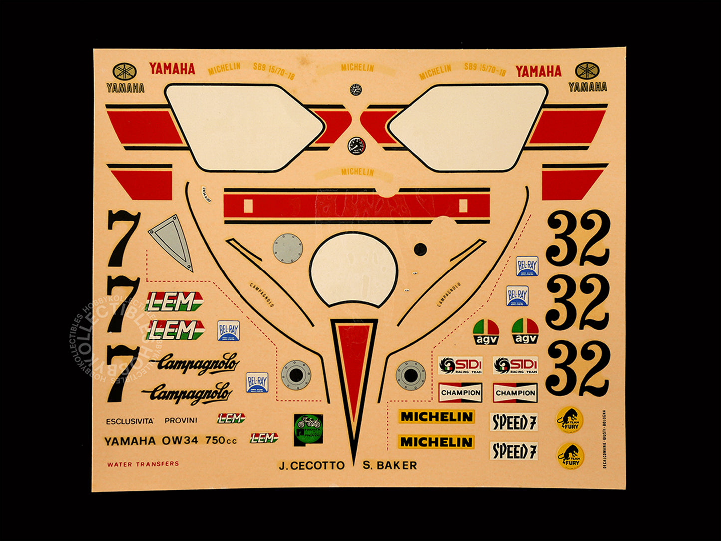 Protar Vintage 1/9 Yamaha OW34 750 Motorcycle Mod.144 Model Kit