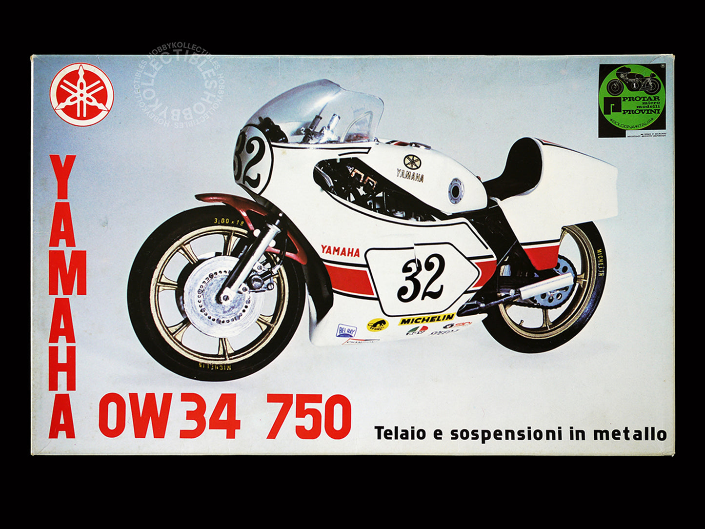 Protar Vintage 1/9 Yamaha OW34 750 Motorcycle Mod.144 Model Kit