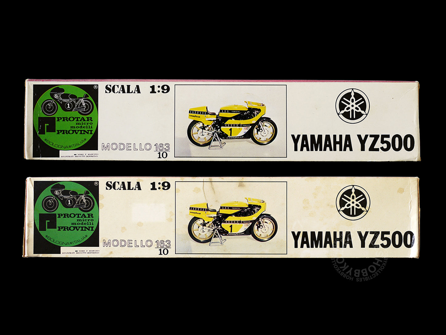 Protar Vintage 1/9 Yamaha YZ500 Motorcycle Mod.163|10 Model Kit w/Metal Frame