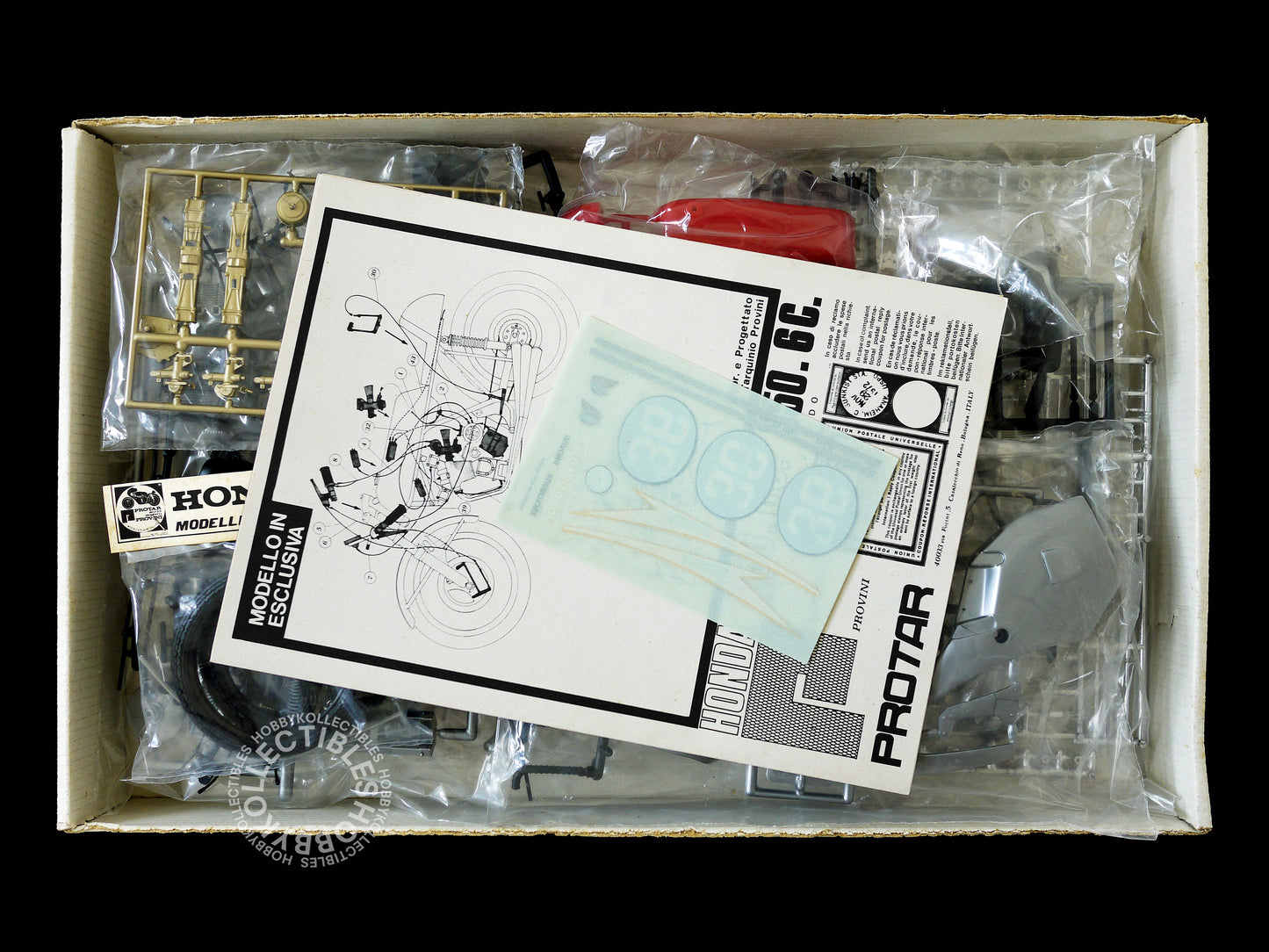 Protar Vintage 1/9 Moto Honda 350cc Motorcycle Mod. 114 Model Kit