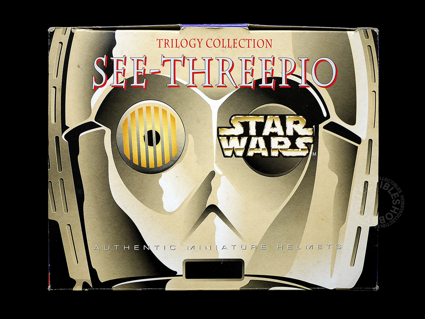 Riddell Helmet Star Wars C-3PO See Threepio Motion Sensor Lights-Up NEED REPAIR
