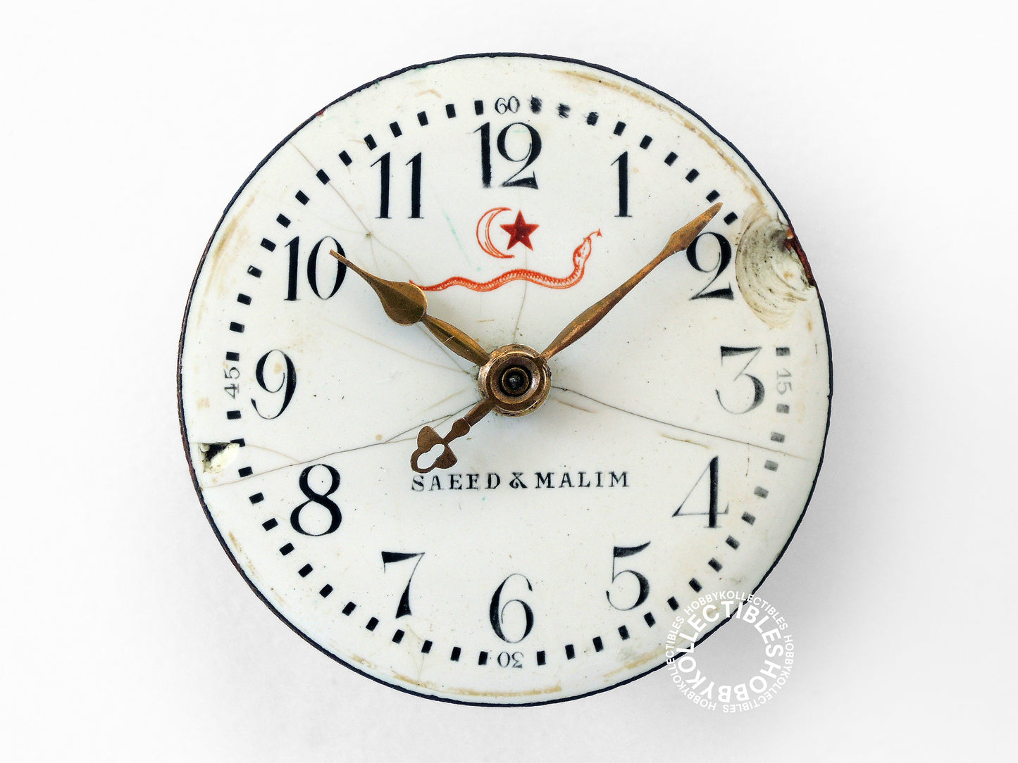 Swiss Roskopf Nickel Open Face Pin-Lever Pocket Watch Need Repair