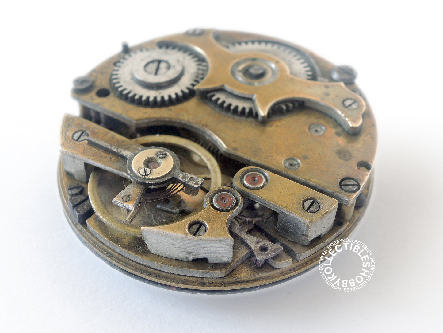 Swiss Roskopf Nickel Open Face Pin-Lever Pocket Watch Need Repair