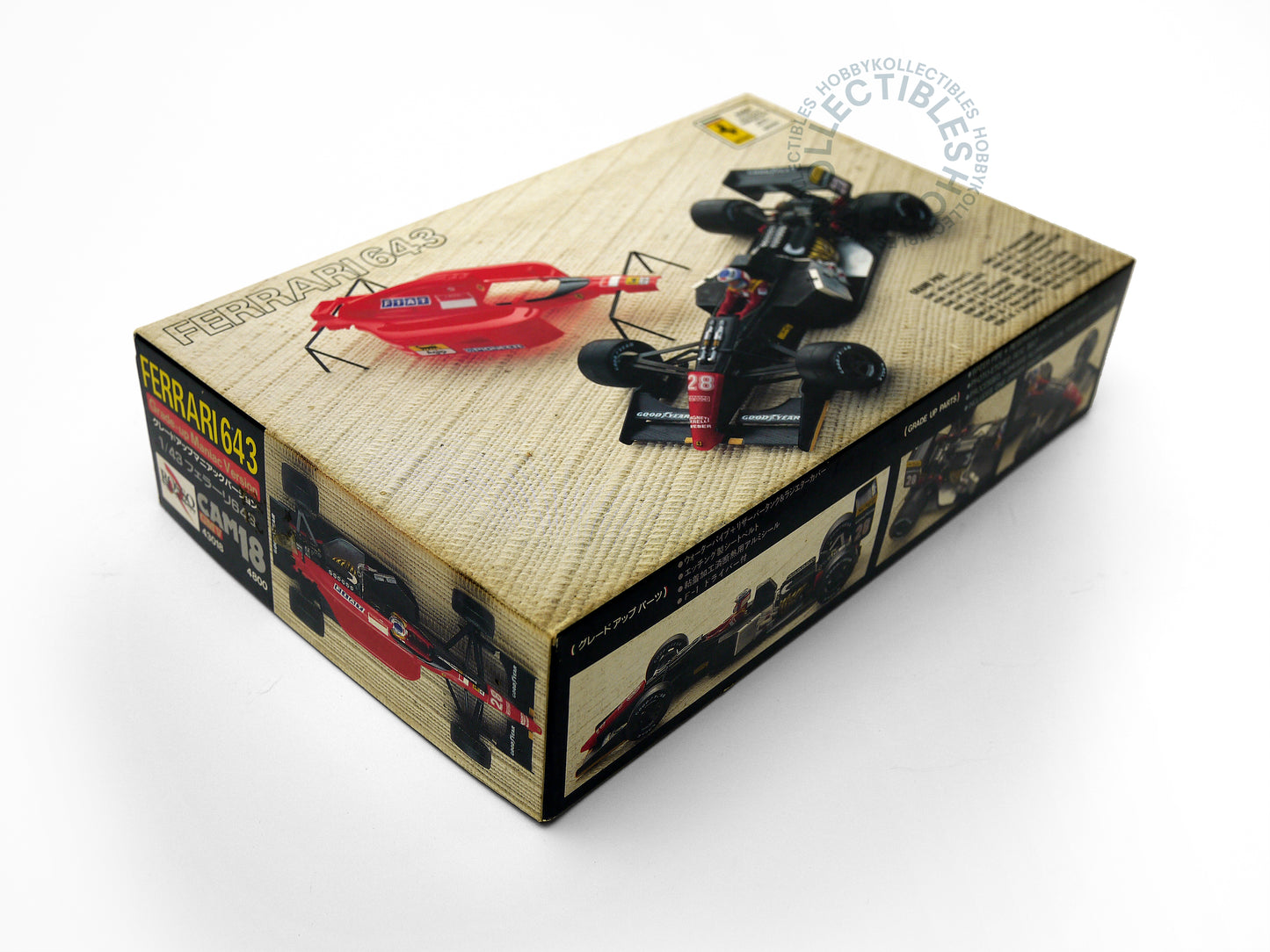 Rosso Vintage 1/43 Ferrari F643 F1 Grade Up Maniac V.Model Kit