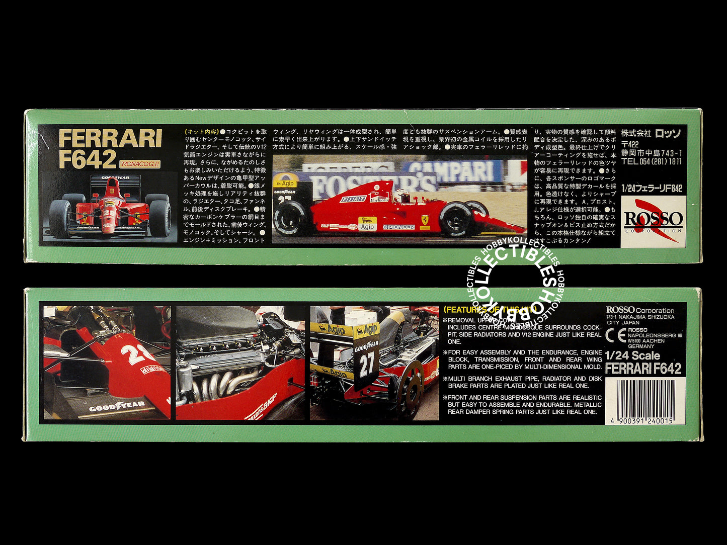 Rosso Vintage 1/24 Ferrari F642 F1 Monaco GP Model Kit