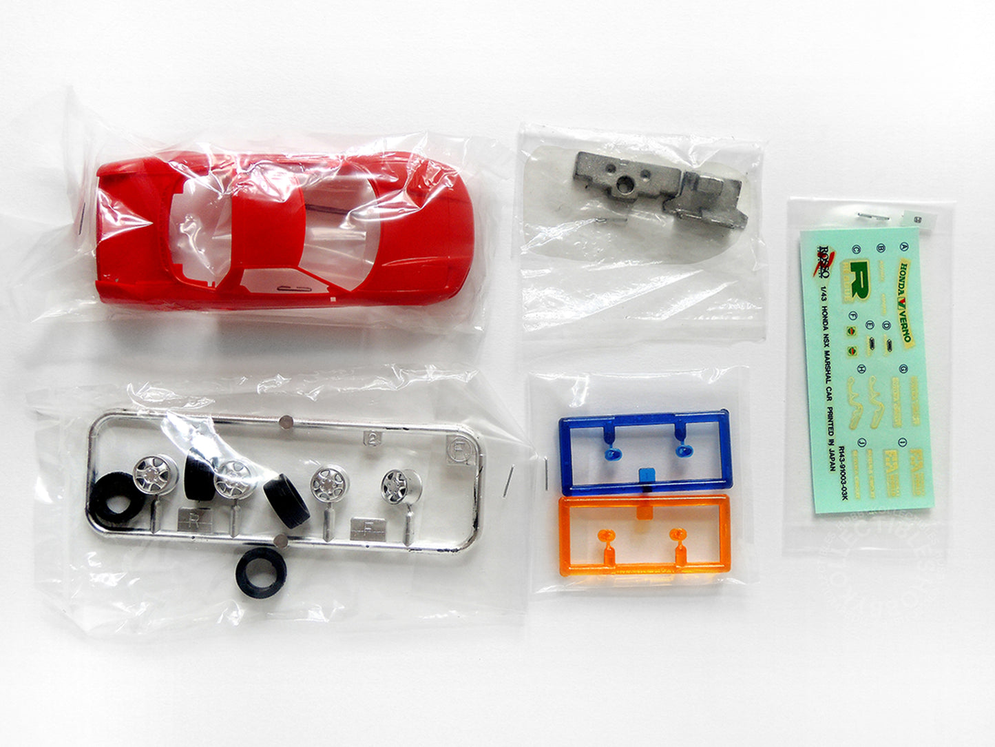 Rosso Vintage 1/43 Honda NSX F1 GP Marshall Car Model Kit
