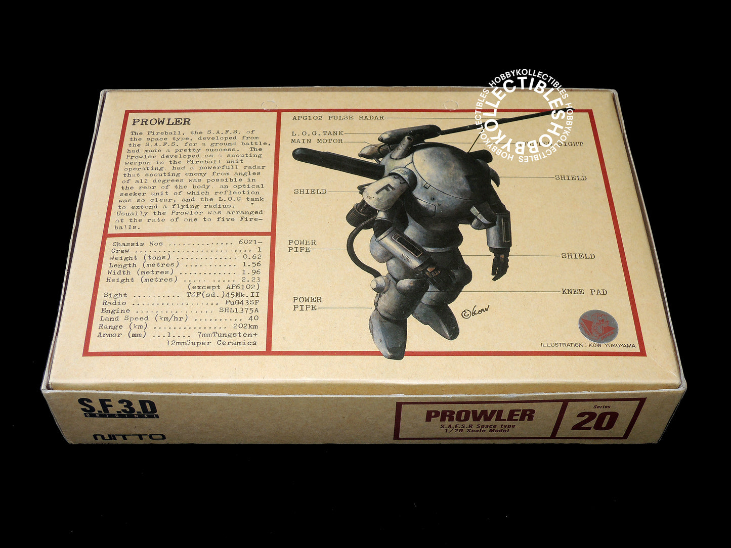 SF3D Original Nitto Ma.K Vintage 1/20 Prowler Model Kit