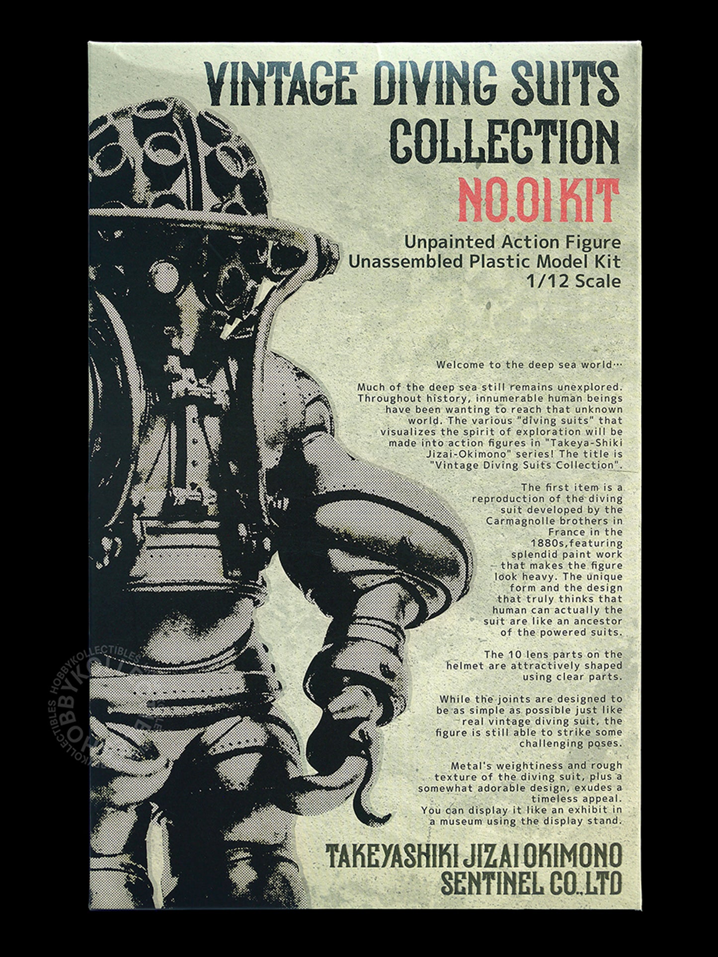 Sentinel 1/12 Vintage Diving Suit Model Kit Limited Edition