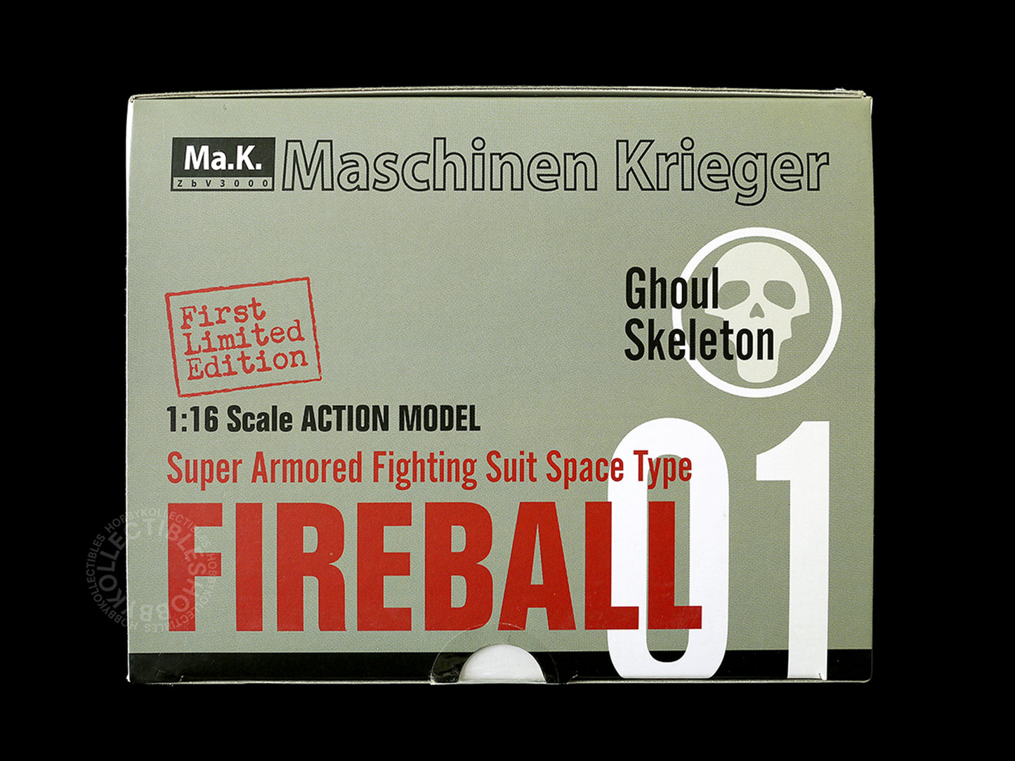 Ma.K Sentinal SF3D #01 1/16 SAFS Fireball Ghoul Skeleton Action figure Factory Sealed