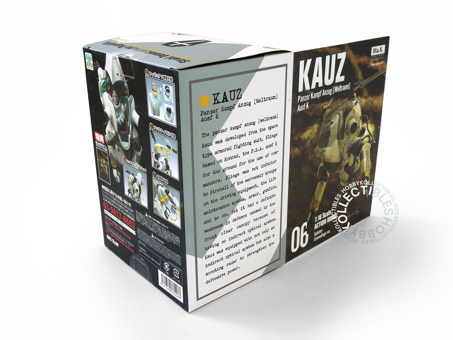 Ma.K SF3D Sentinel 1/16 #06 PKA Kauz Action Figure Factory Seal