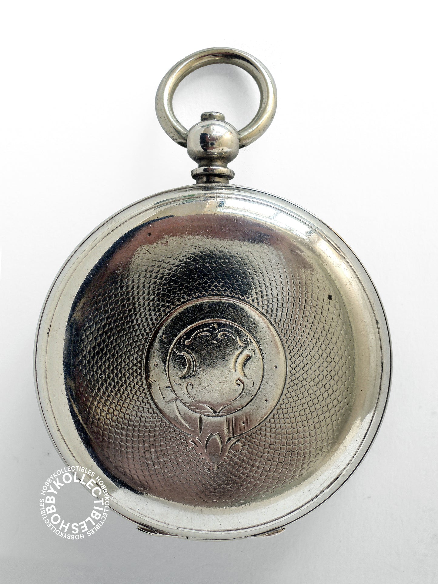 Swiss 800 Silver Open Face Cylinder Pocket Watch