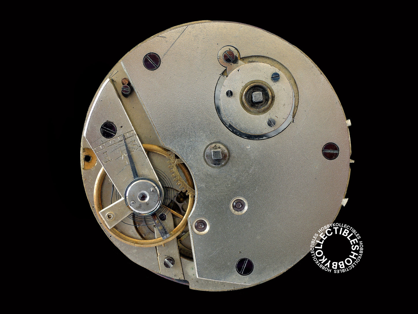 Swiss 800 Silver Open Face Cylinder Pocket Watch