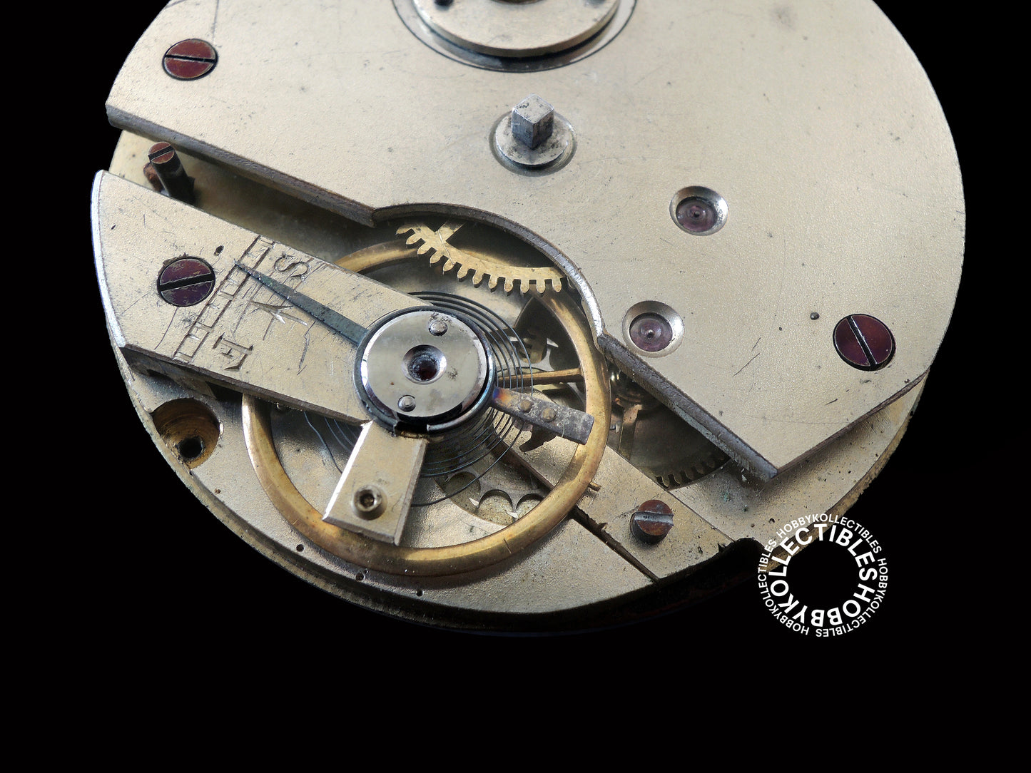 Swiss 800 Silver Open Face Cylinder Pocket Watch