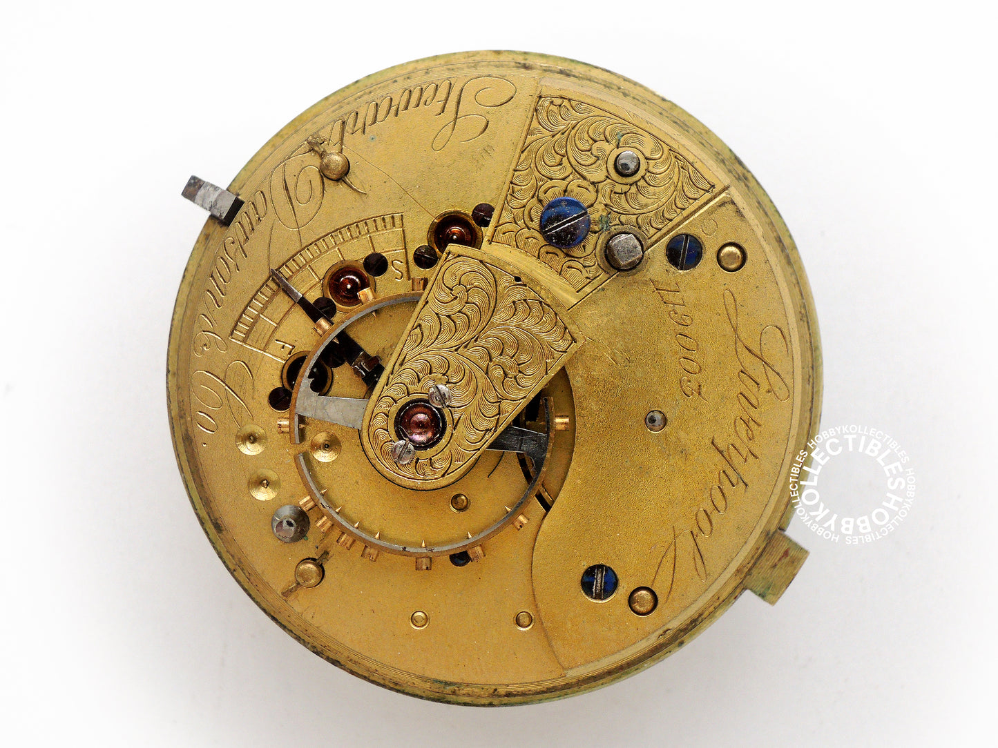 English Silver Hunter Case Stewart Dawson Lever Pocket Watch
