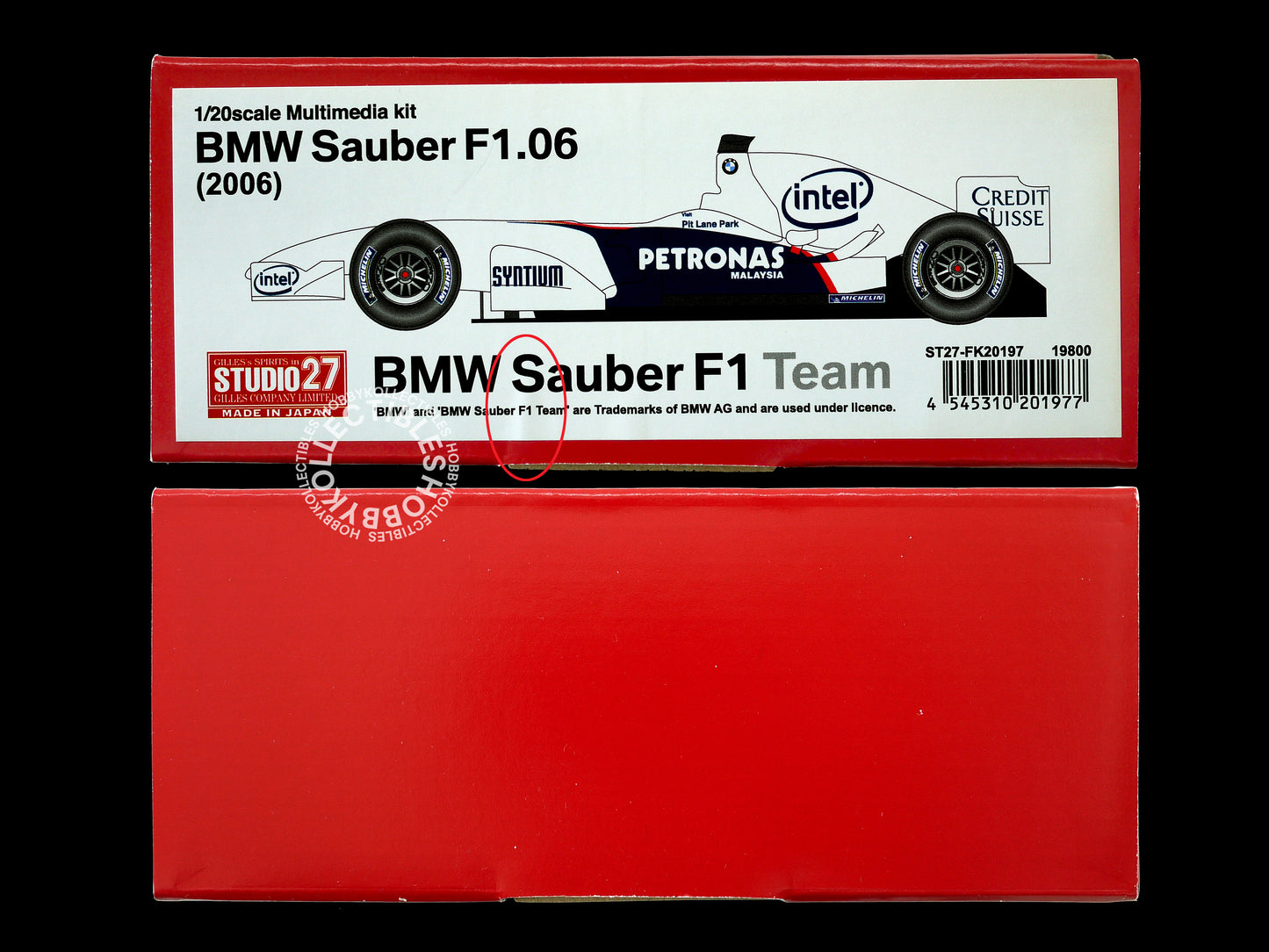 Studio27 1/20 BMW Sauber 2006 F1 Racing Model Kit Rare