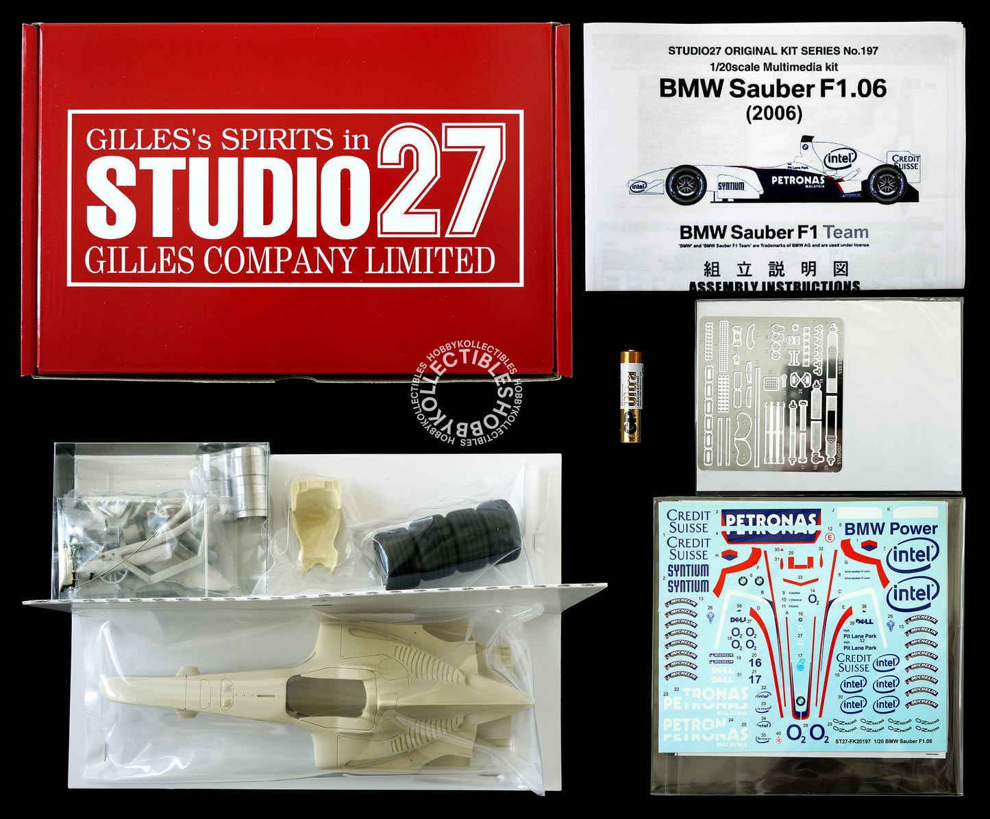 Studio27 1/20 BMW Sauber 2006 F1 Racing Model Kit Rare