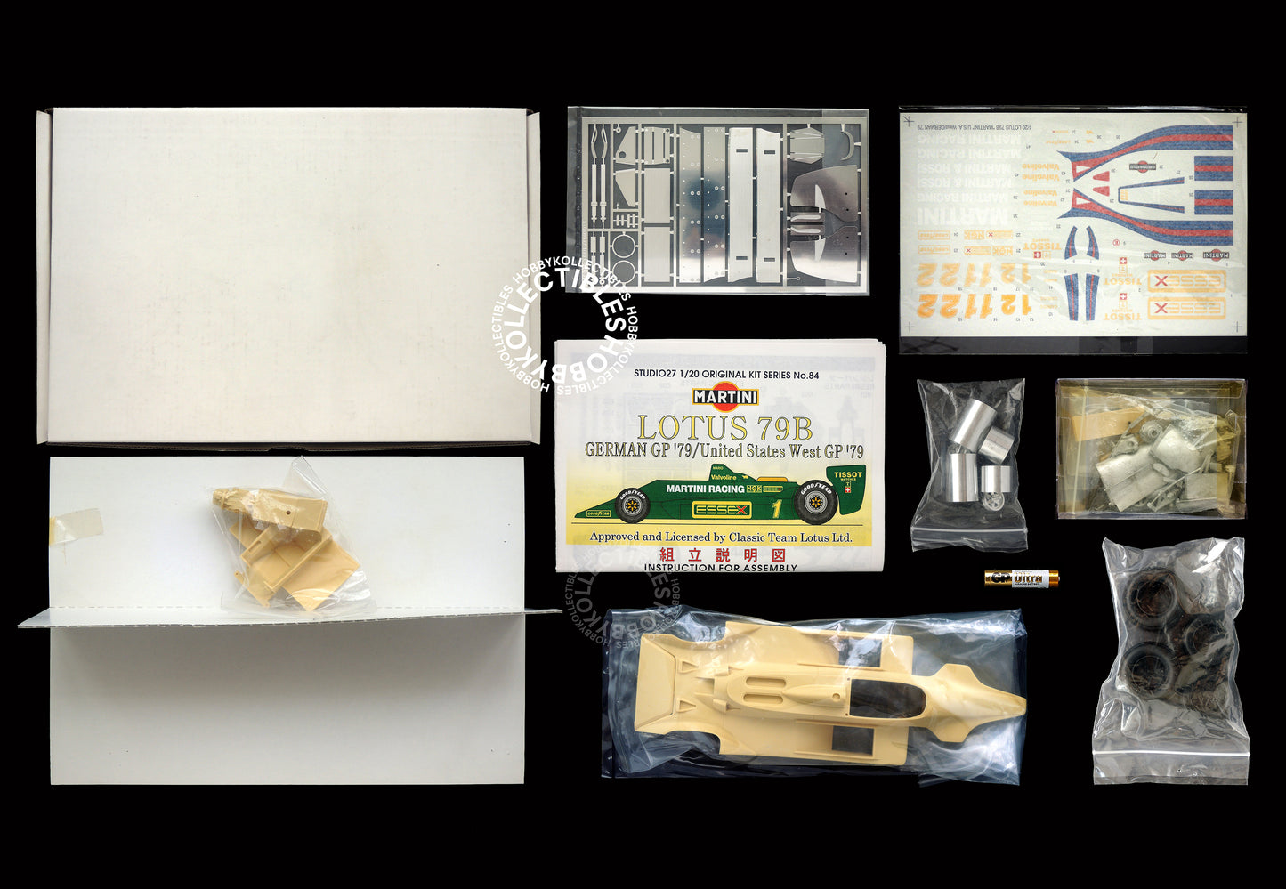 Studio 27 1/20 Lotus 79B Martini F1 Racing Car Model Kit