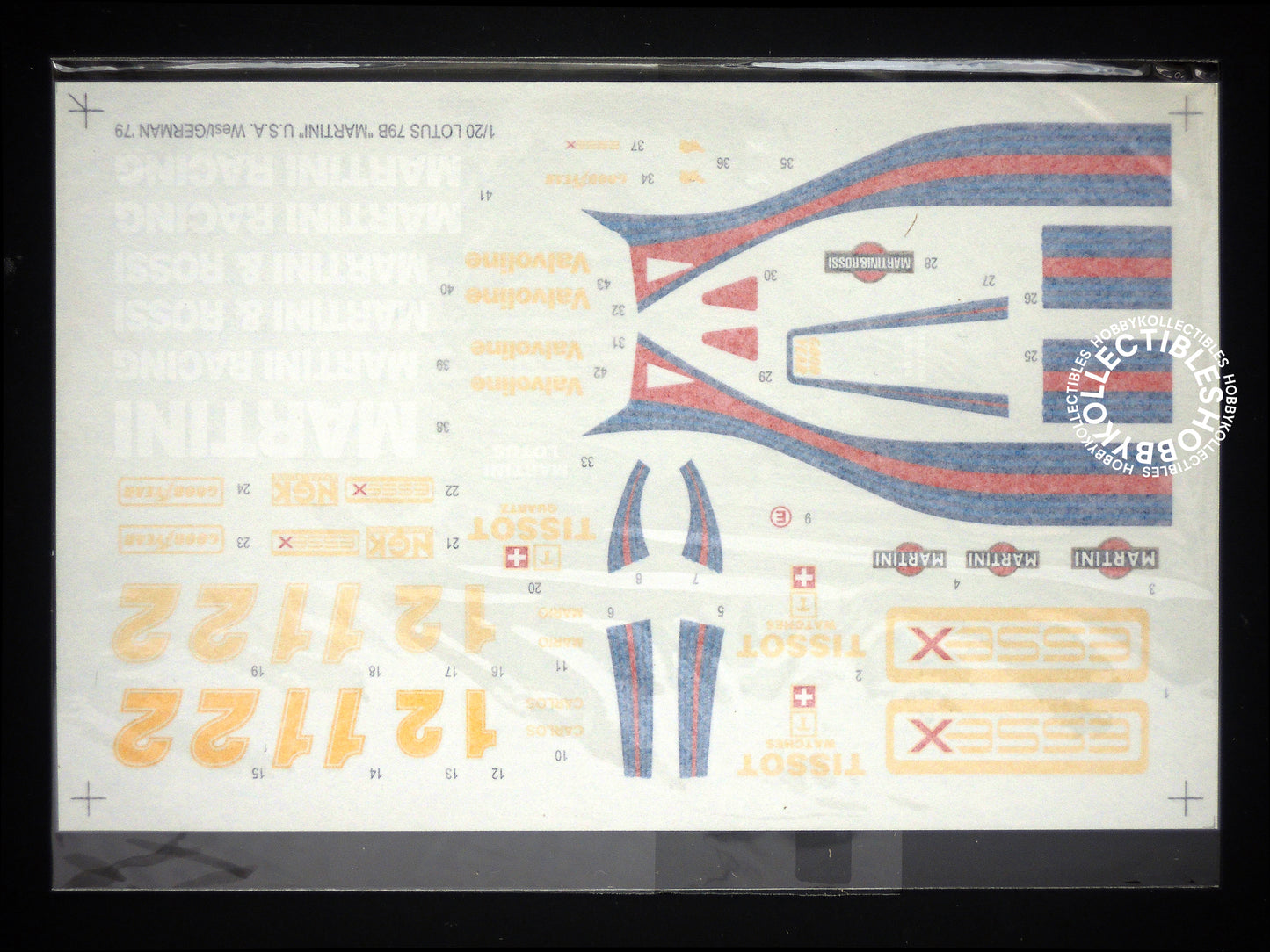 Studio 27 1/20 Lotus 79B Martini F1 Racing Car Model Kit