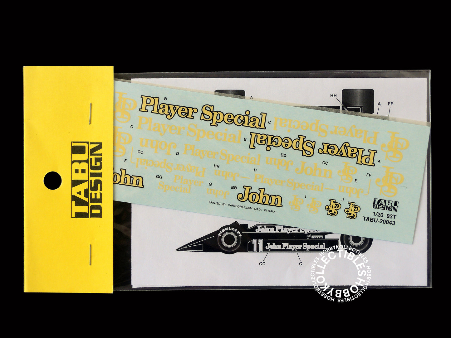 Studio 27 1/20 Lotus 93T F1 Racing Car Model kit BONUS