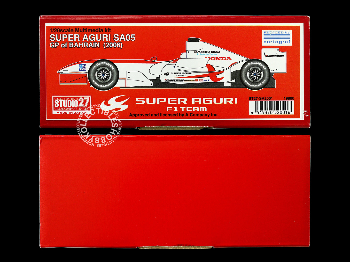 Studio27 1/20 Super Aguri SA05 Bahrain GP 2006 F1 Racing Model Kit