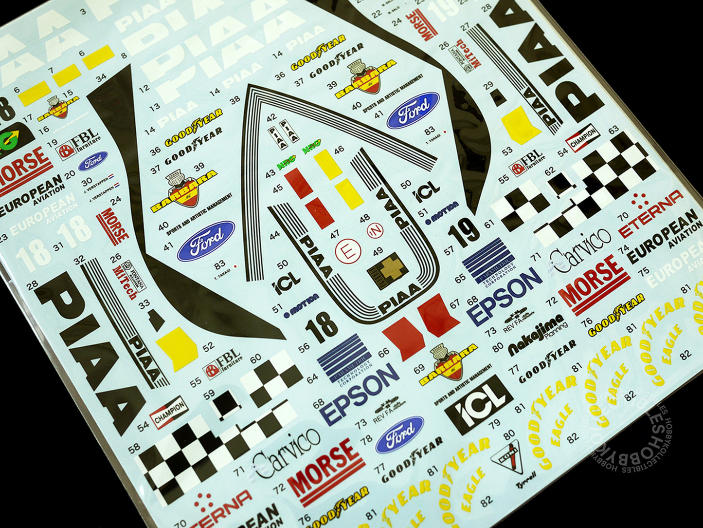 Studio27 1/20 Tyrrell 025 F1 Racing Car Multi-Media Model Kit ST27-FK20263