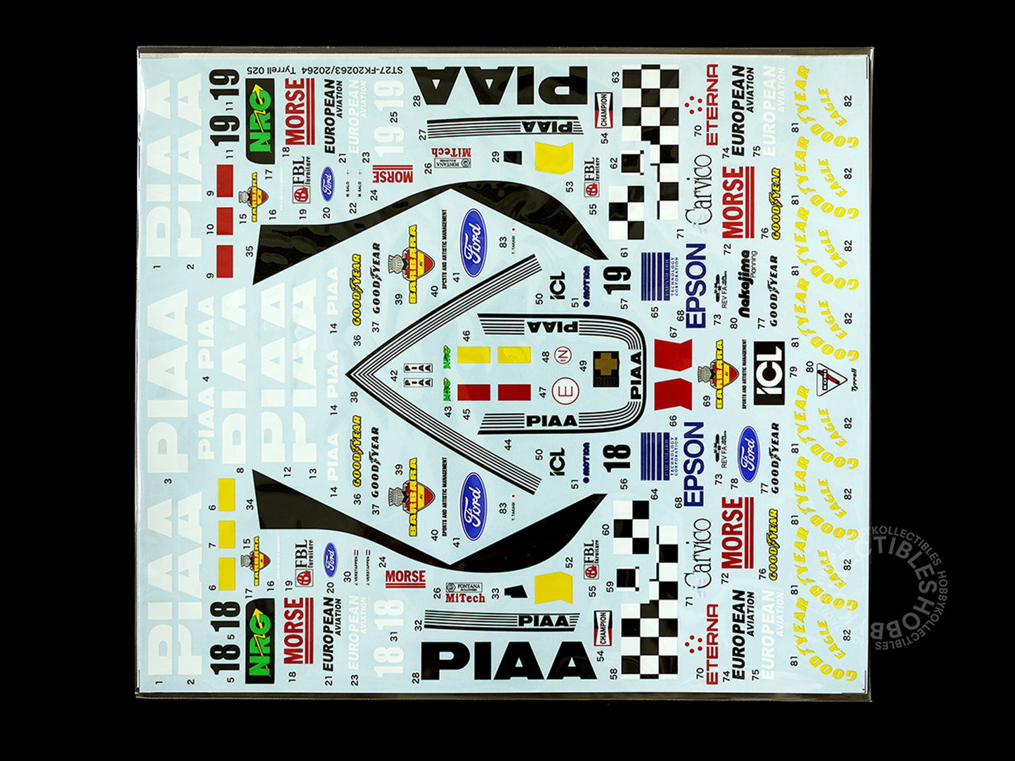 Studio27 1/20 Tyrrell 025 F1 Racing Car Multi-Media Model Kit ST27-FK20263