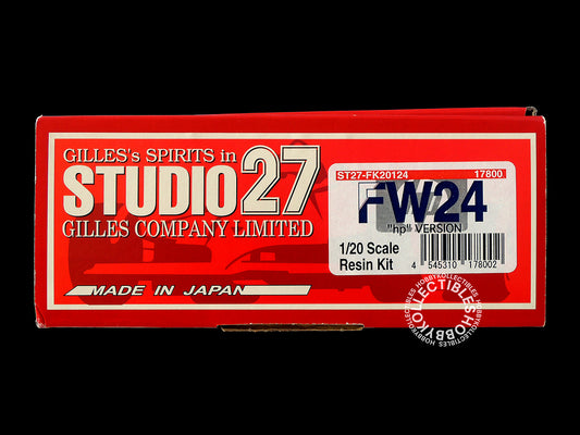 Studio27 1/20 Williams FW24 '02 'hp version' F1  Model Kit