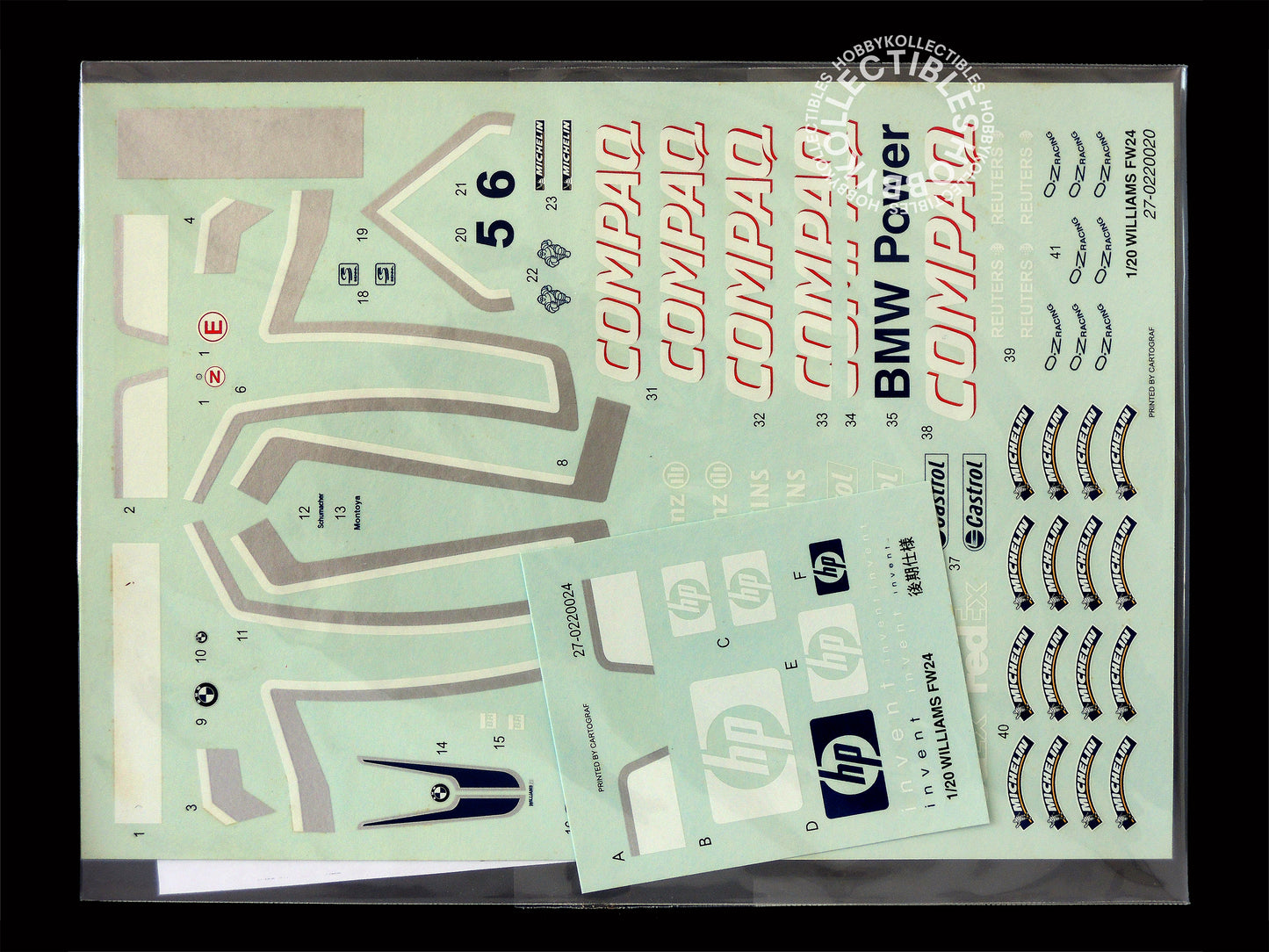 Studio27 1/20 Williams FW24 '02 'hp version' F1  Model Kit