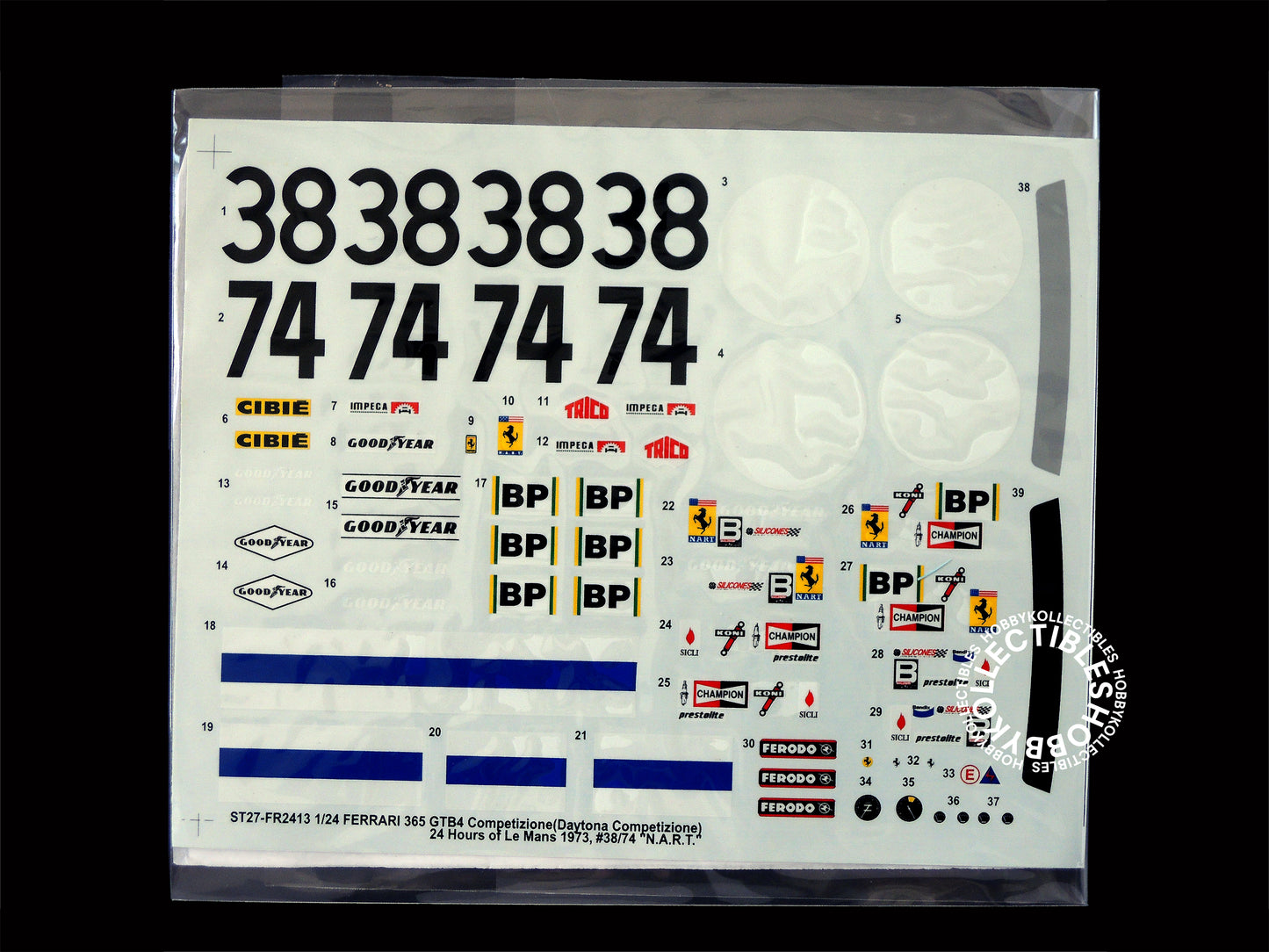 (SOLD) Studio 27 1/24 Ferrari 365 GTB4 Daytona Competizione Multimedia Kit