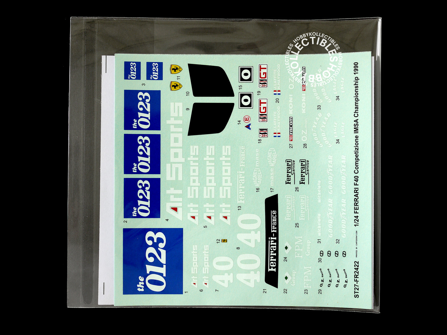 Studio27 1/24 Ferrari F40 Competizione IMSA LM Model Kit