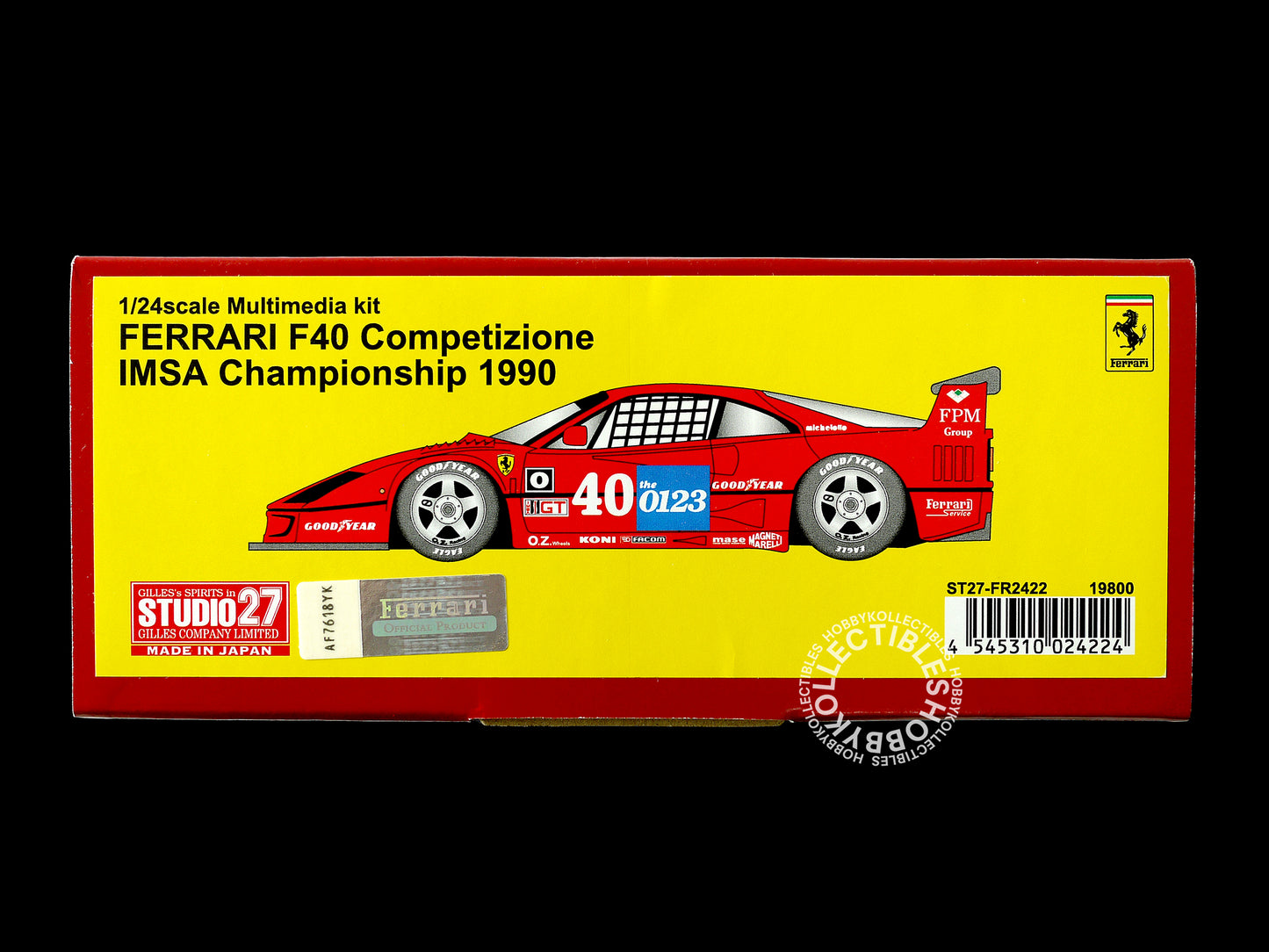 Studio27 1/24 Ferrari F40 Competizione IMSA LM Model Kit