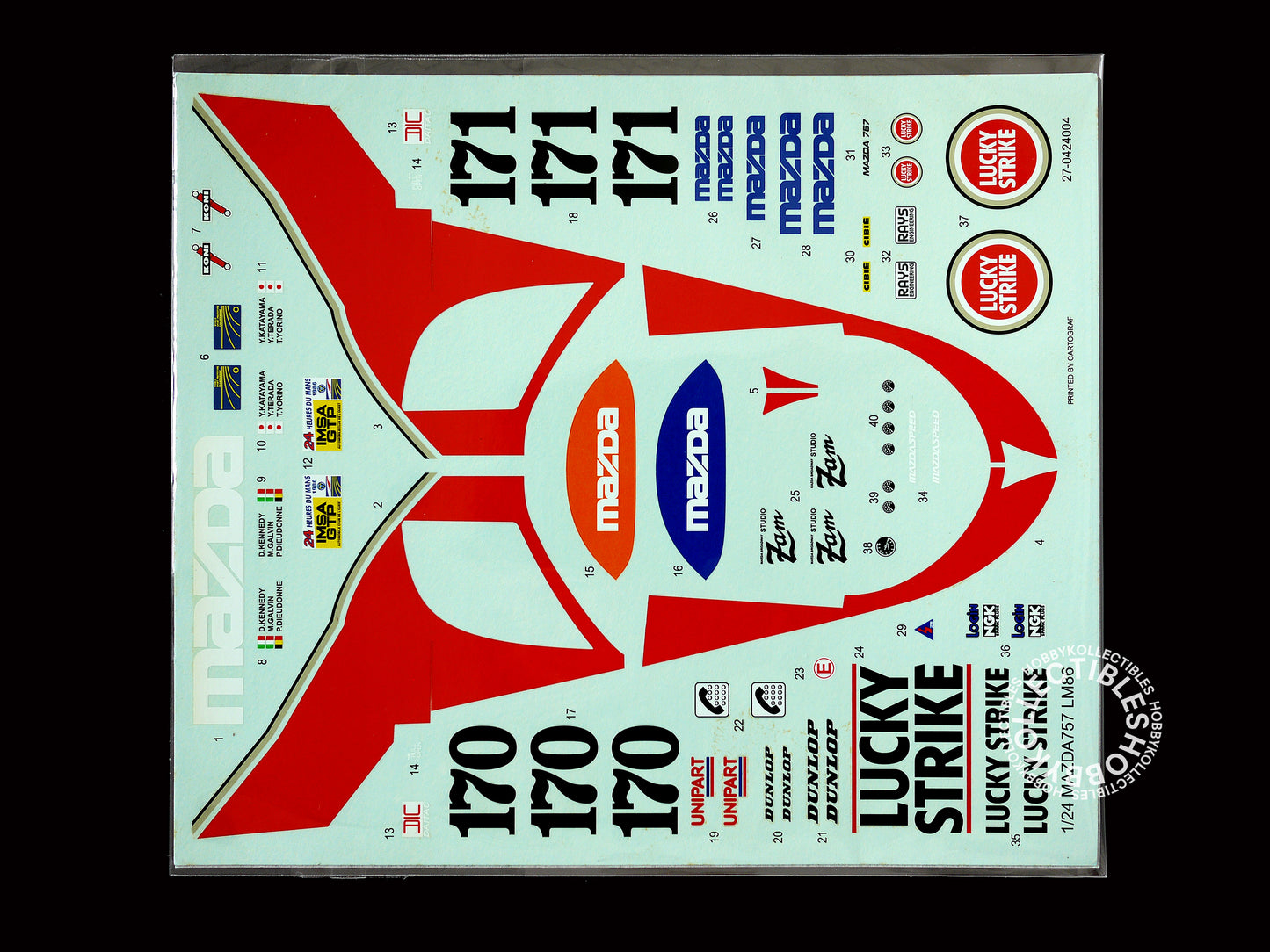 Studio27 1/24 Mazda 757 LM 24h 1986 Multi-Media Model Kit