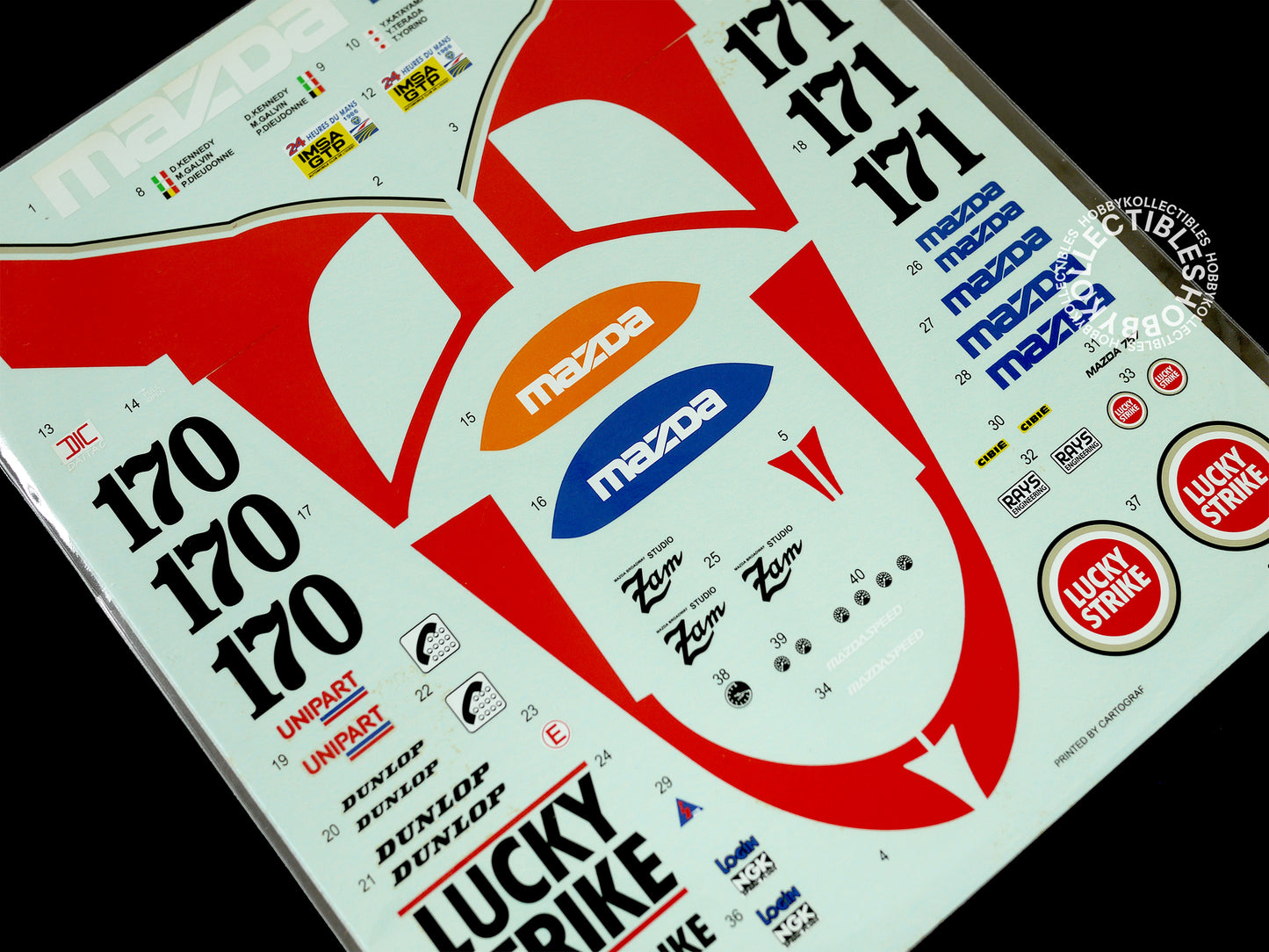 Studio27 1/24 Mazda 757 LM 24h 1986 Multi-Media Model Kit