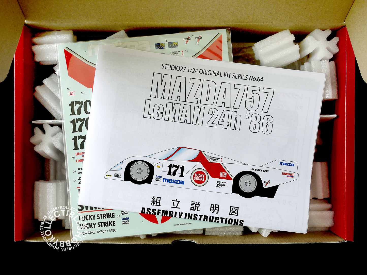 Studio27 1/24 Mazda 757 LM 24h 1986 Multi-Media Model Kit