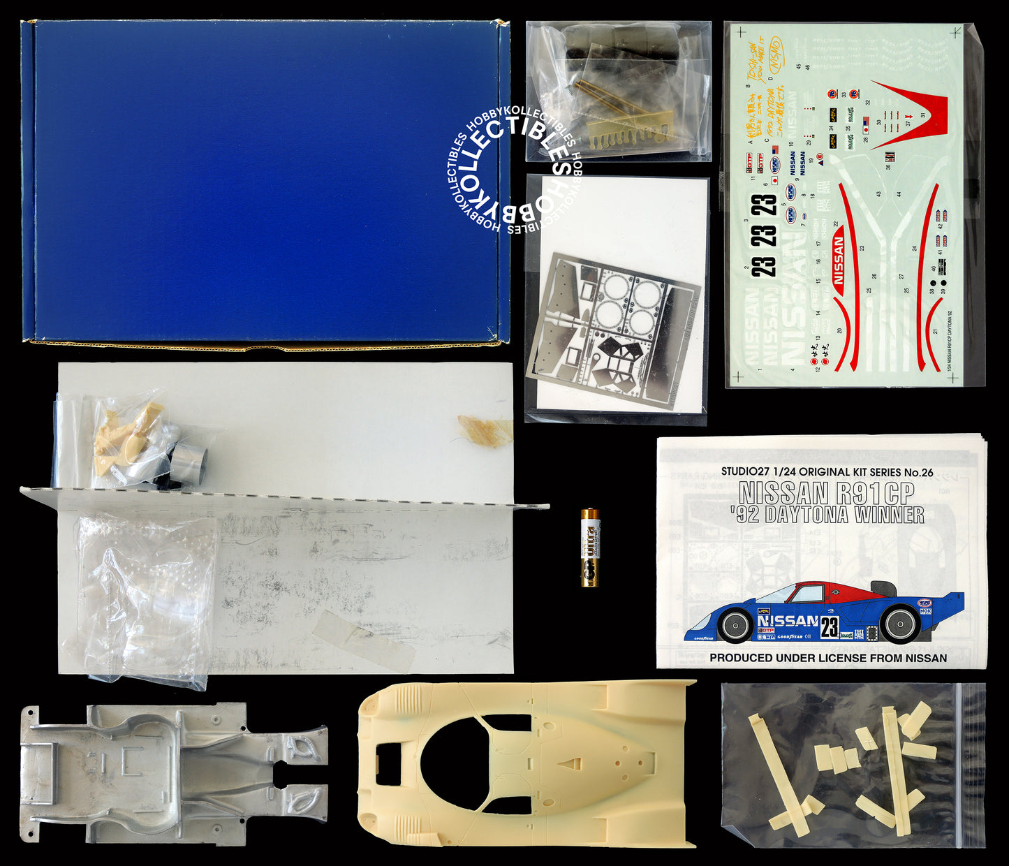 Studio 27 1/24 Nissan R91CP Daytona '92 Resin & Metal Model Kit