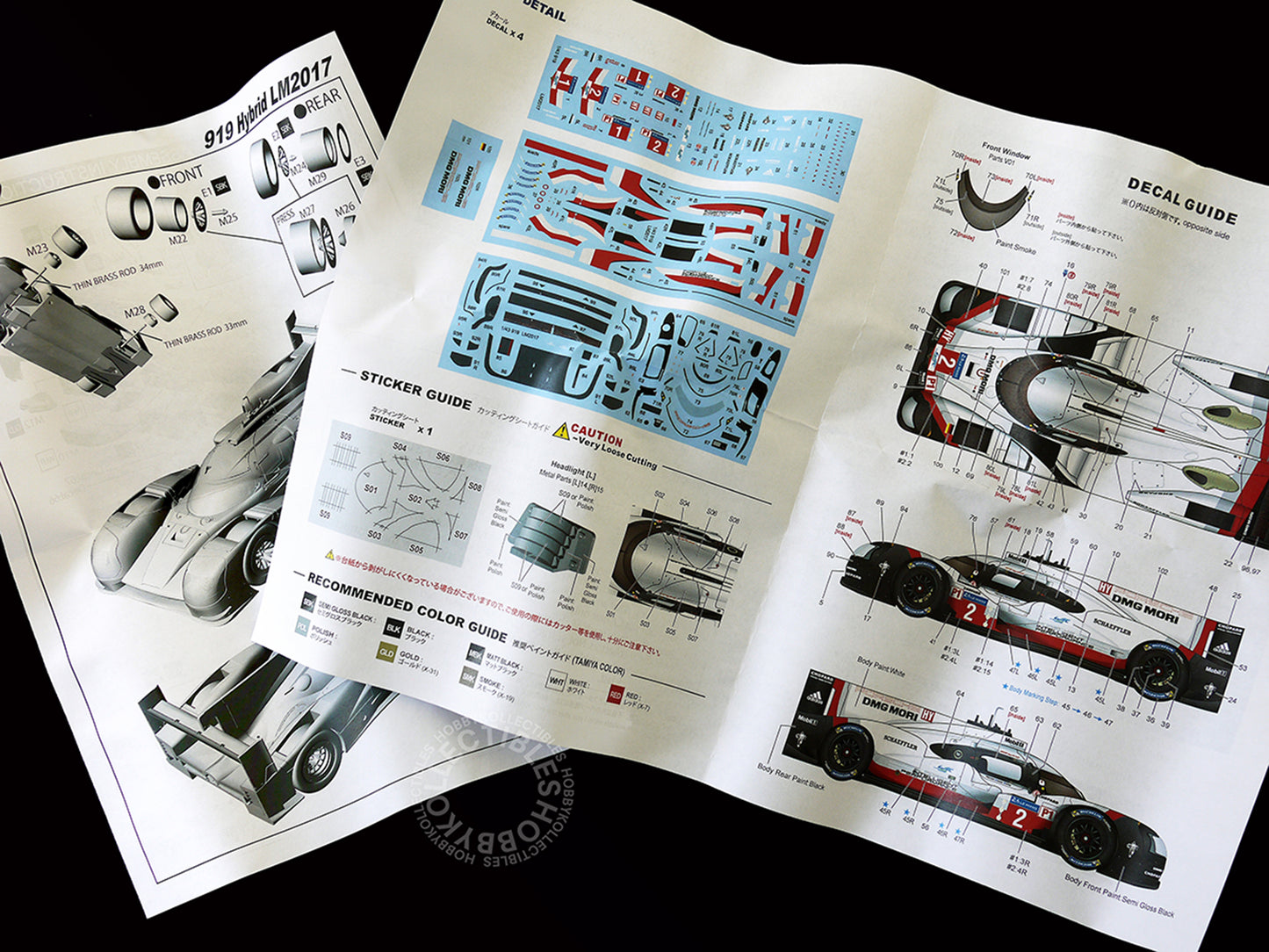 Studio27 1/43 919 Hybrid LM 24h 2017 Multi-Media Metal Model Kit