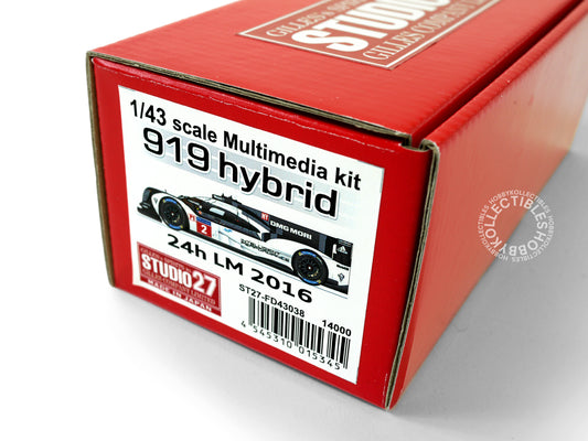 Studio27 1/43 919 Hybrid LM 24h 2016 Multi-Media Metal Model Kit