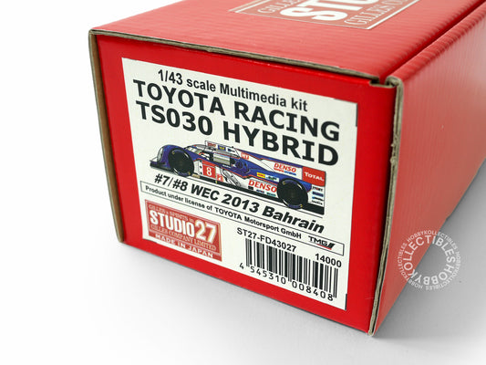 Studio27 1/43 Toyota TS030 Hybrid LM 24 Multi-Media Model Kit