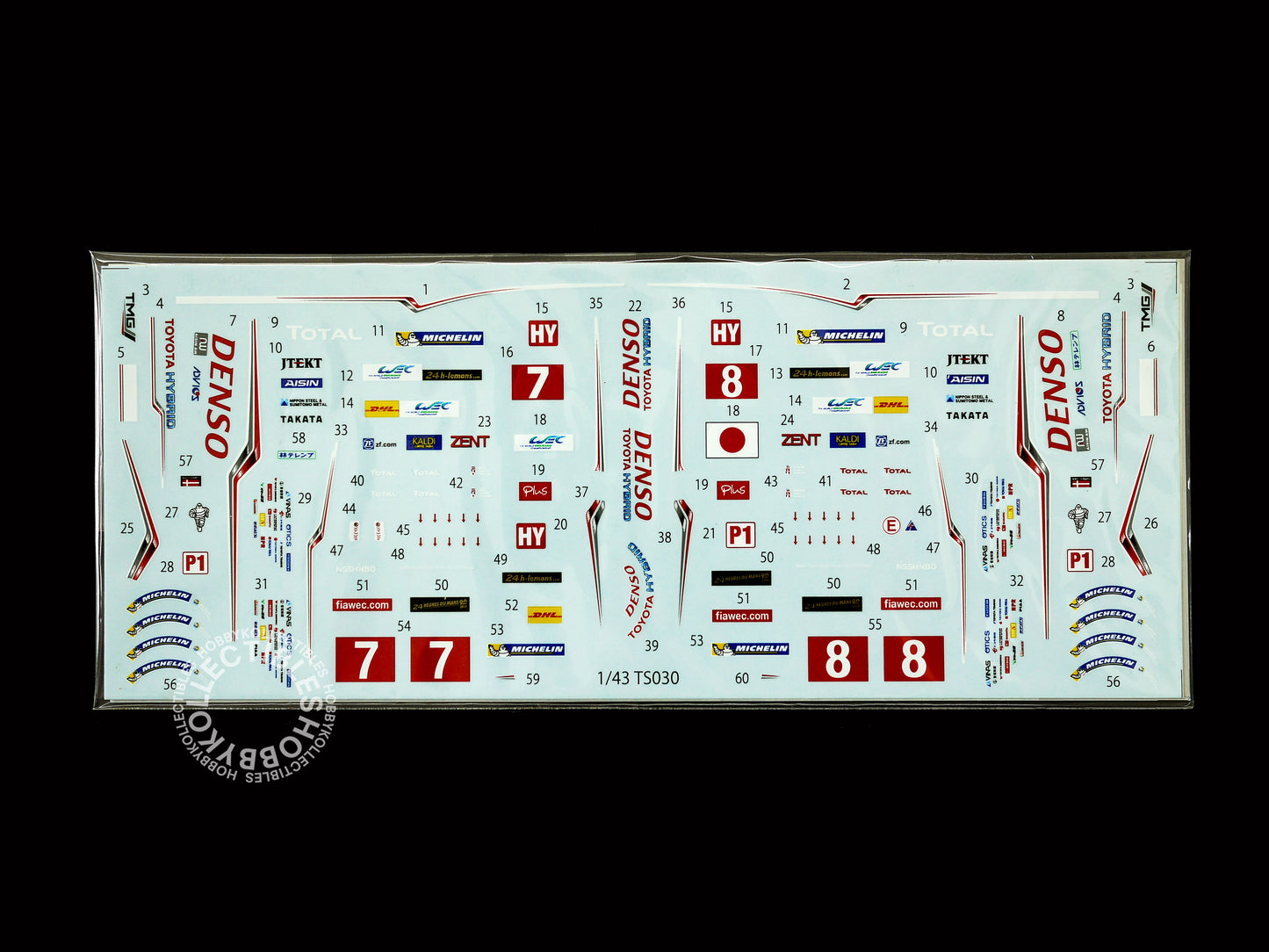 Studio27 1/43 Toyota TS030 Hybrid LM 24 Multi-Media Model Kit